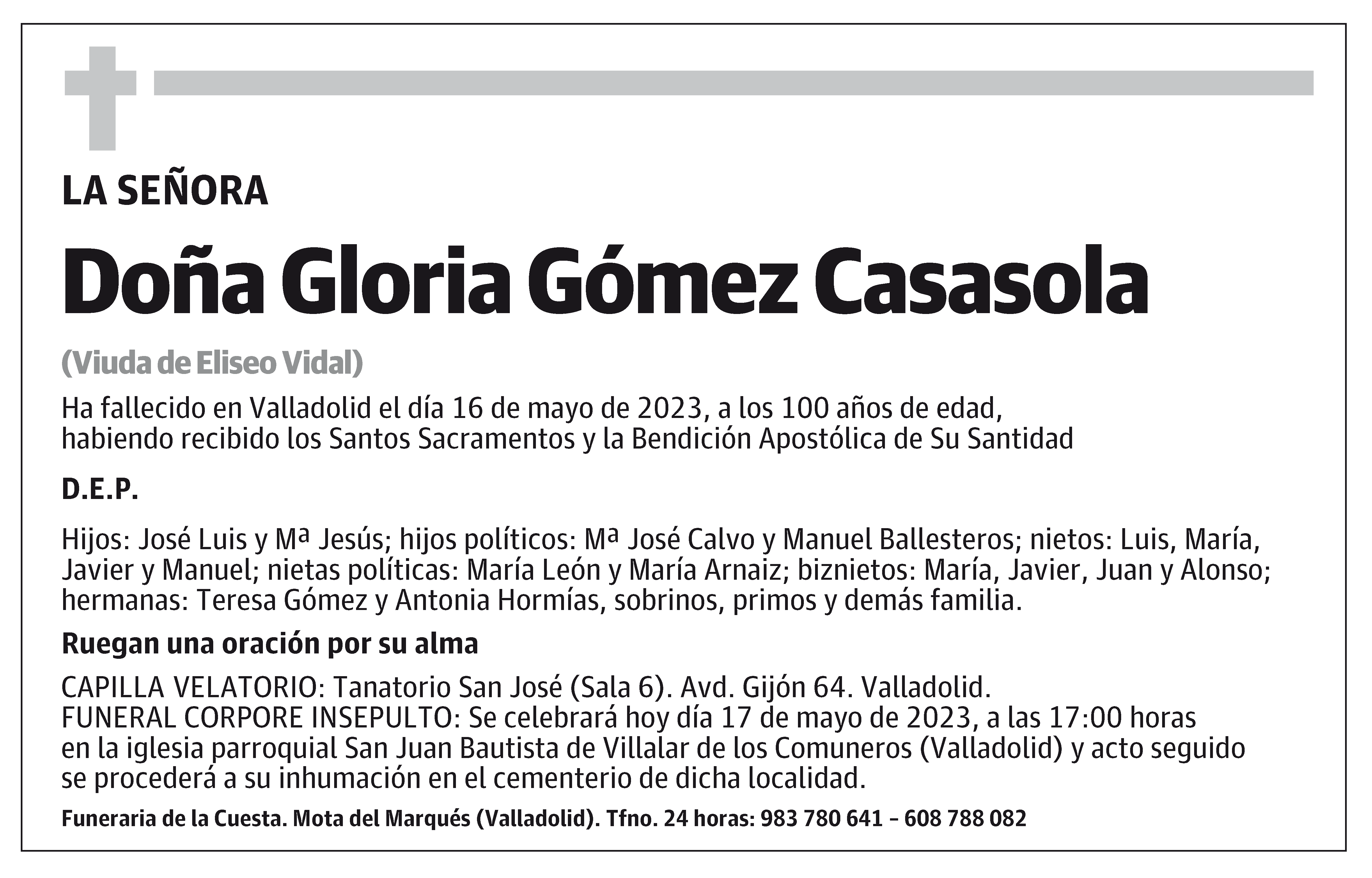 Gloria Gómez Casasola