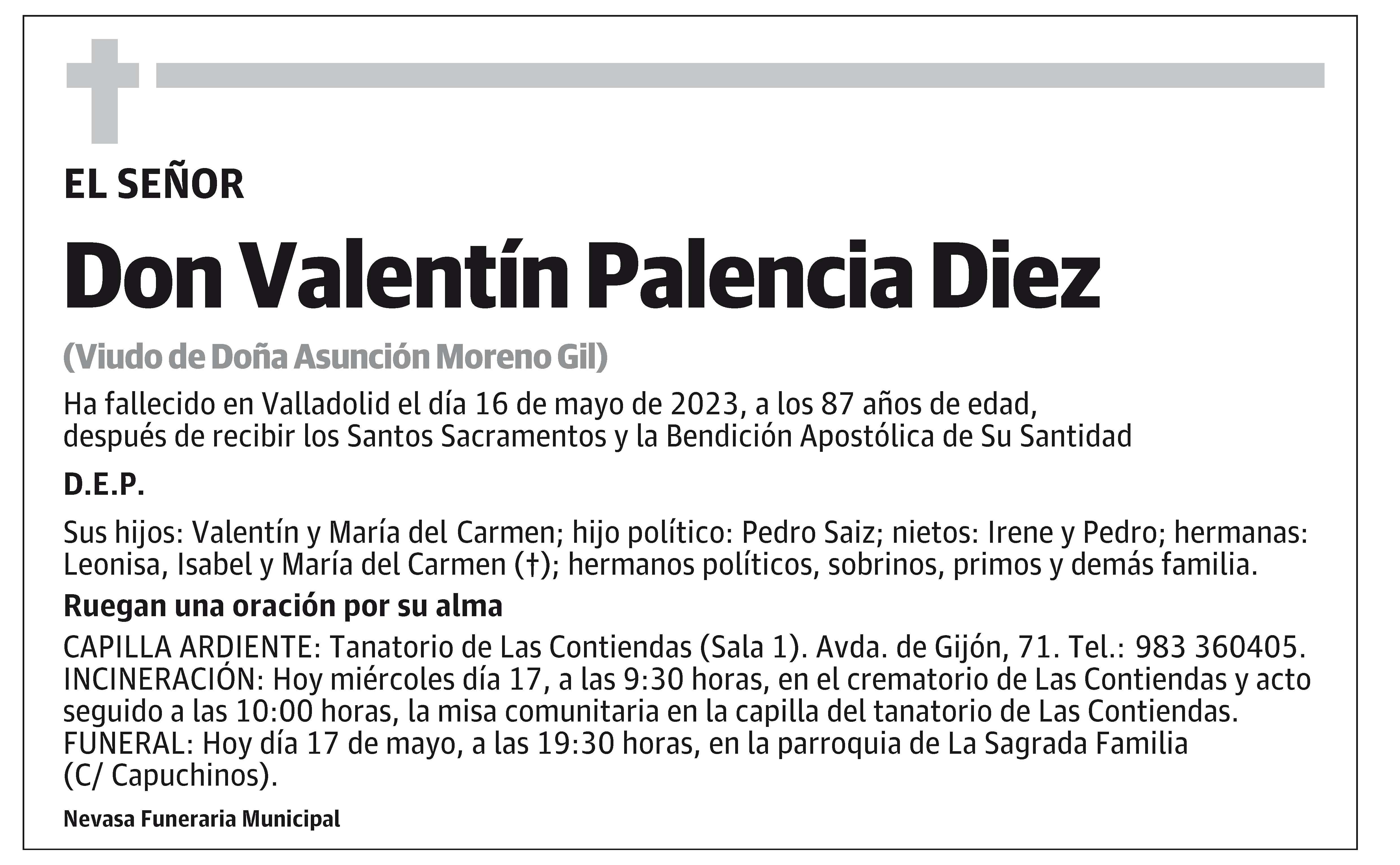 Valentín Palencia Diez