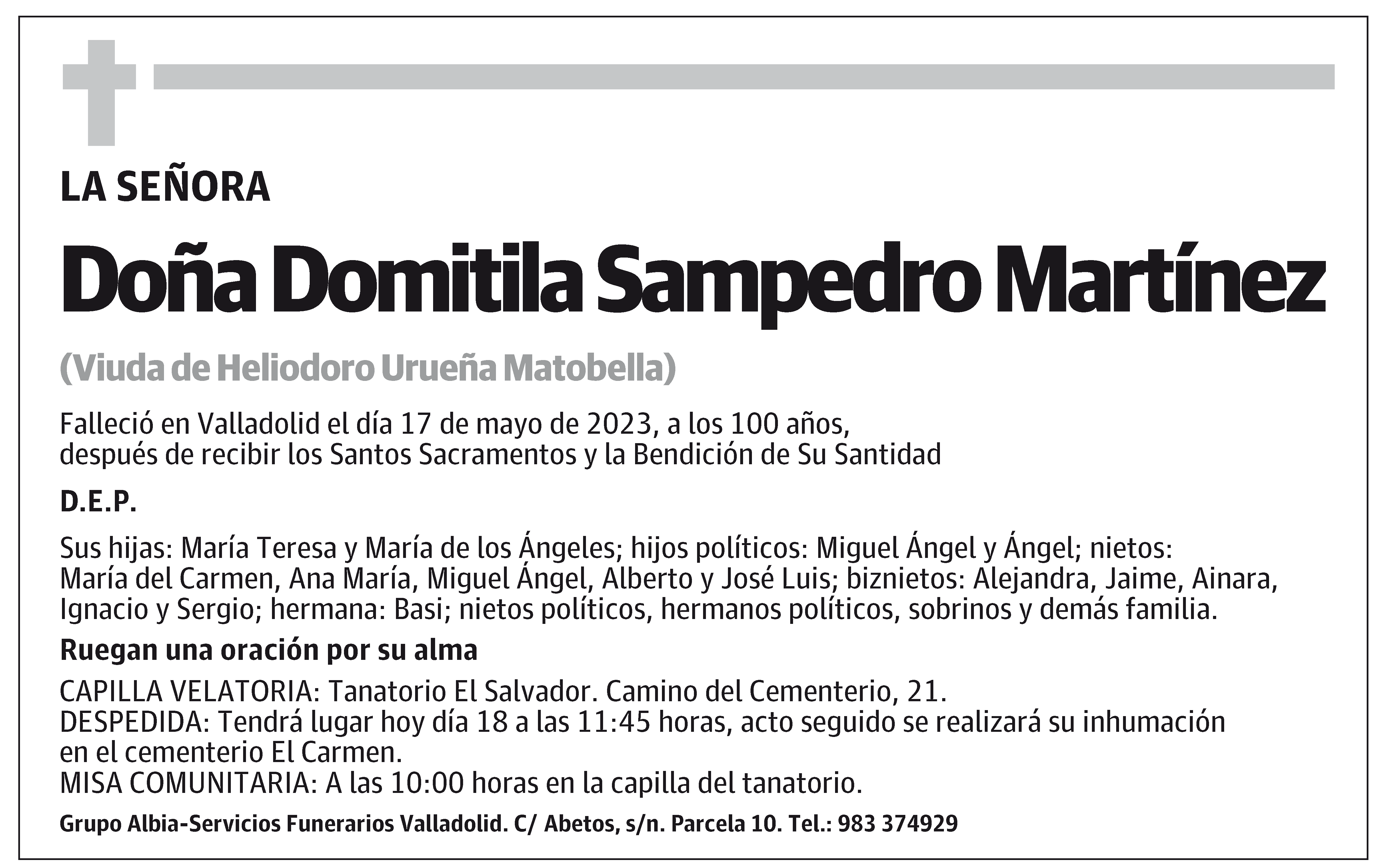 Domitila Sampedro Martínez