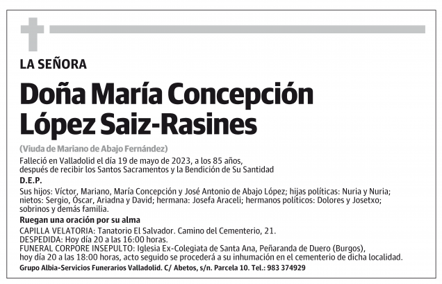 María Concepción López Saiz-Rasines