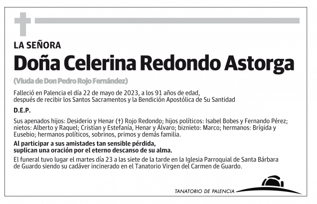 Celerina Redondo Astorga