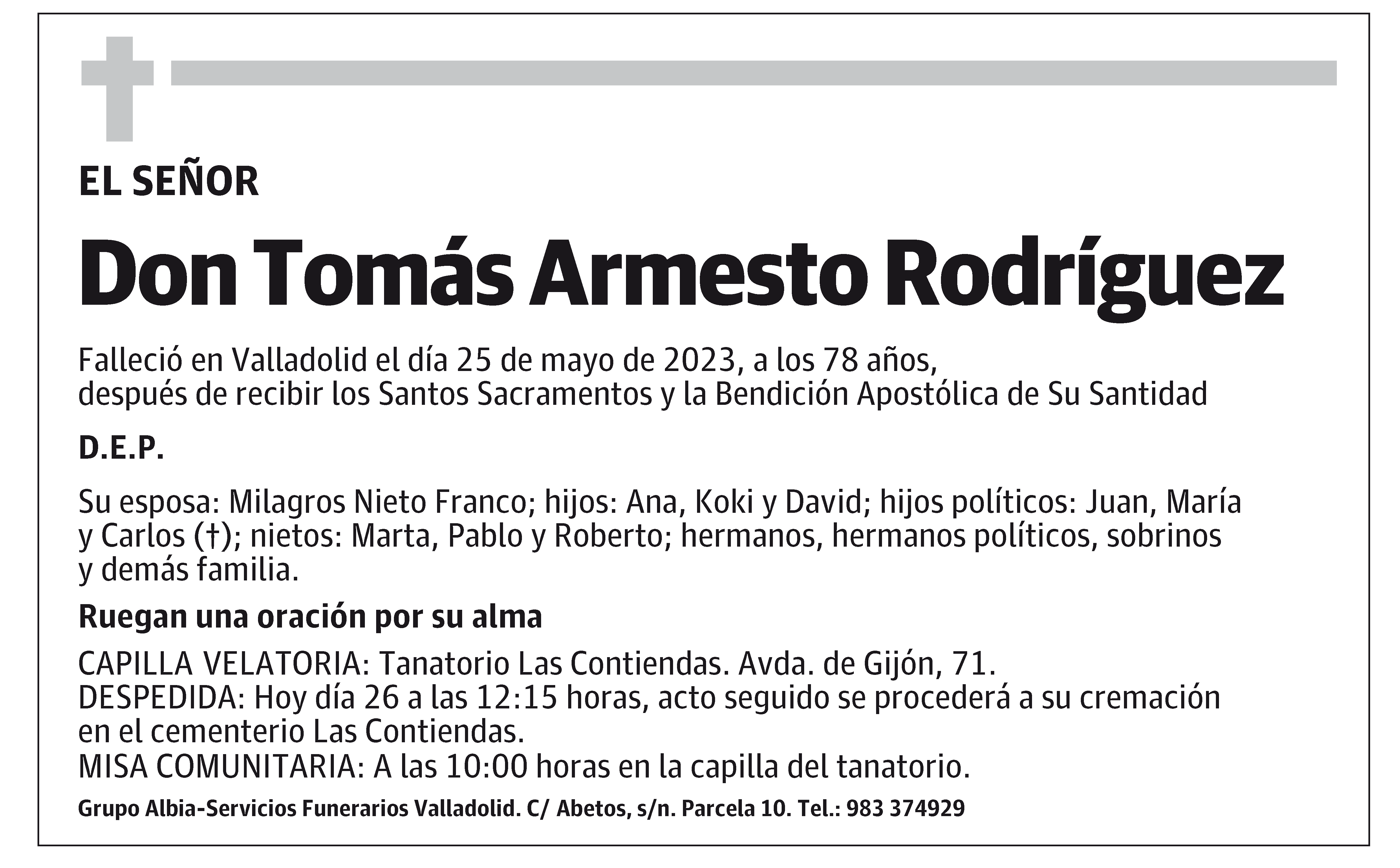 Tomás Armesto Rodríguez