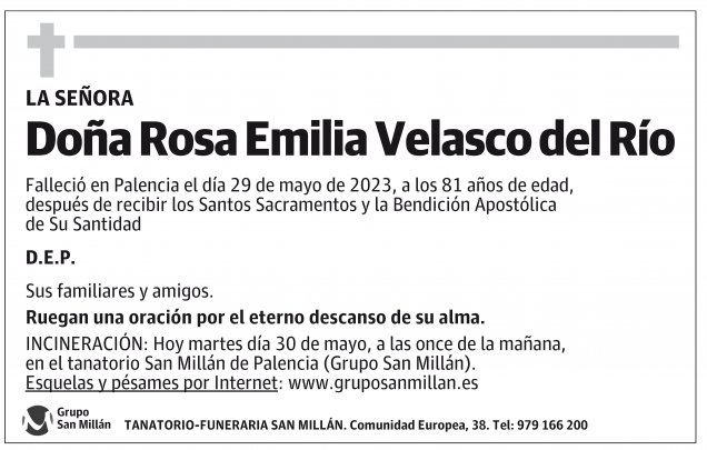 Rosa Emilia Velasco del Río
