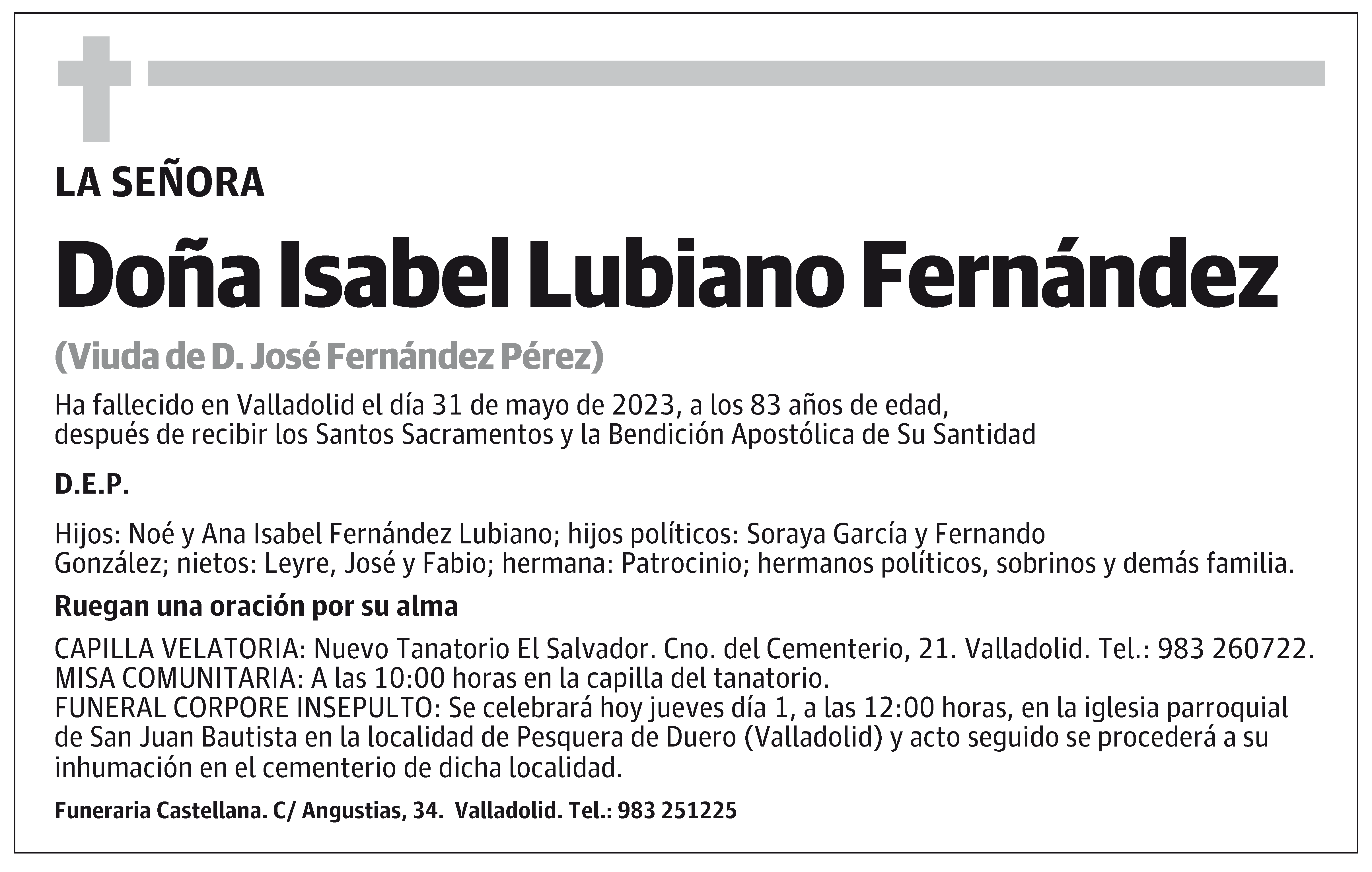 Isabel Lubiano Fernández