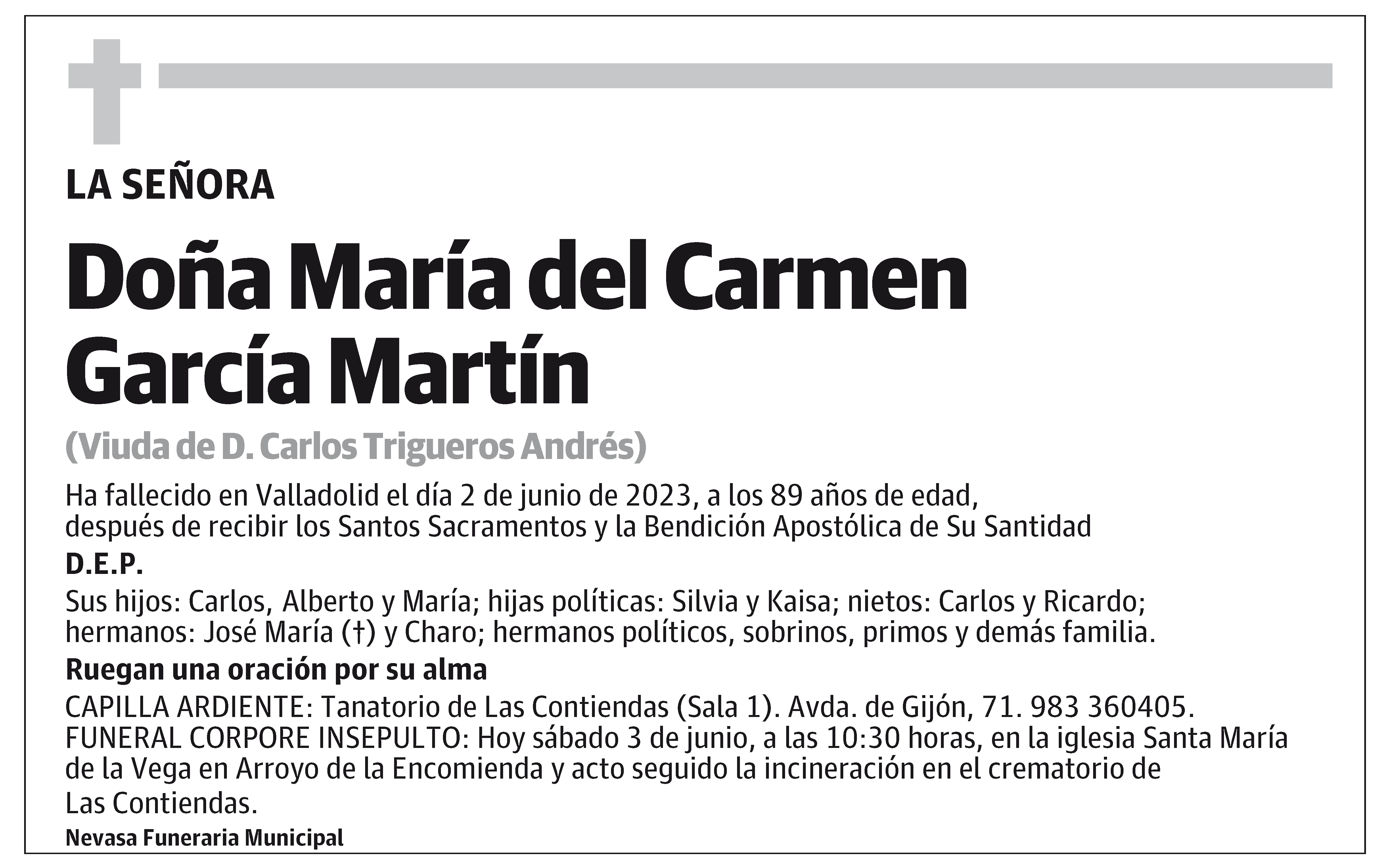 María del Carmen García Martín