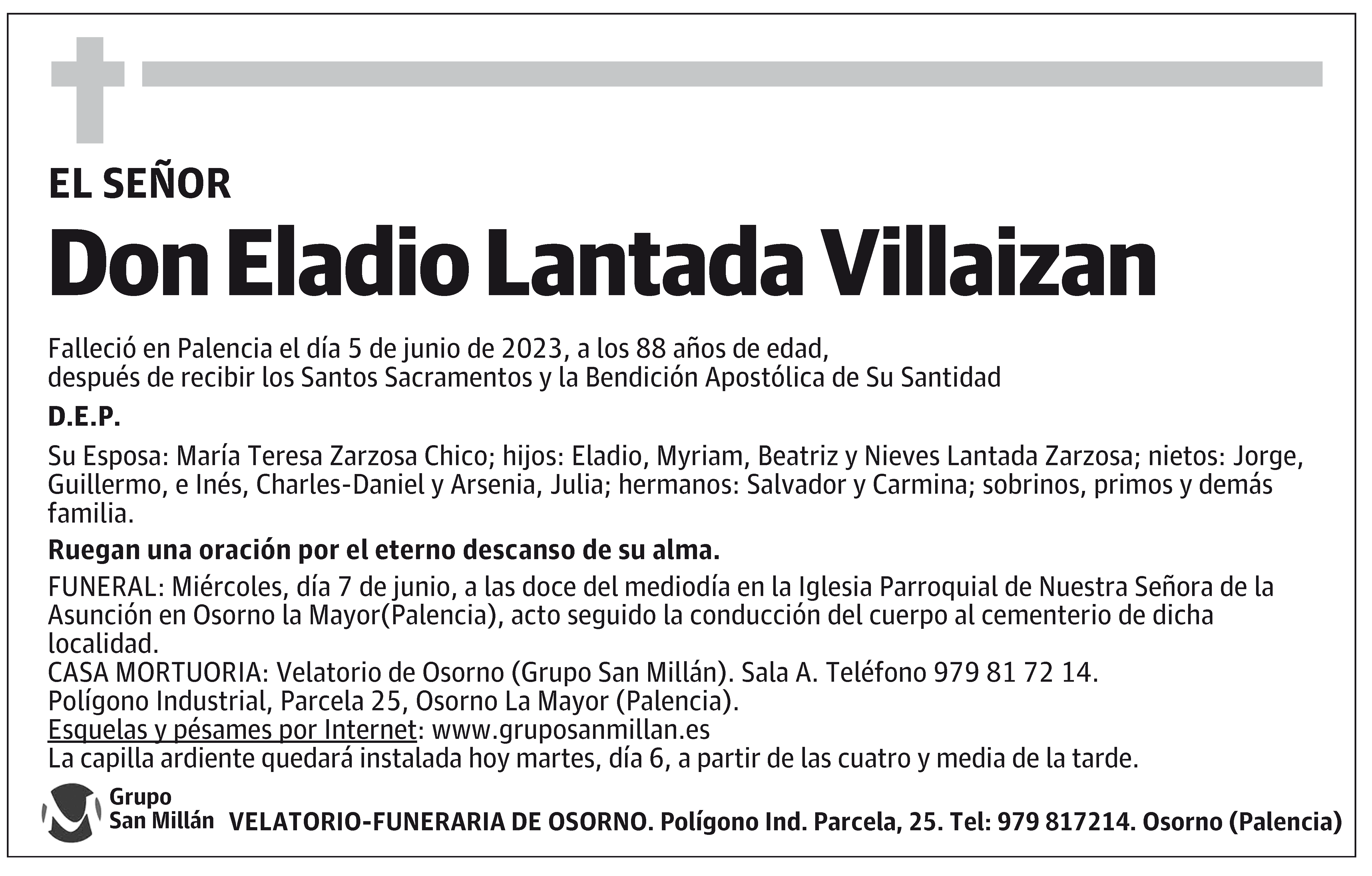 Eladio Lantada Villaizan