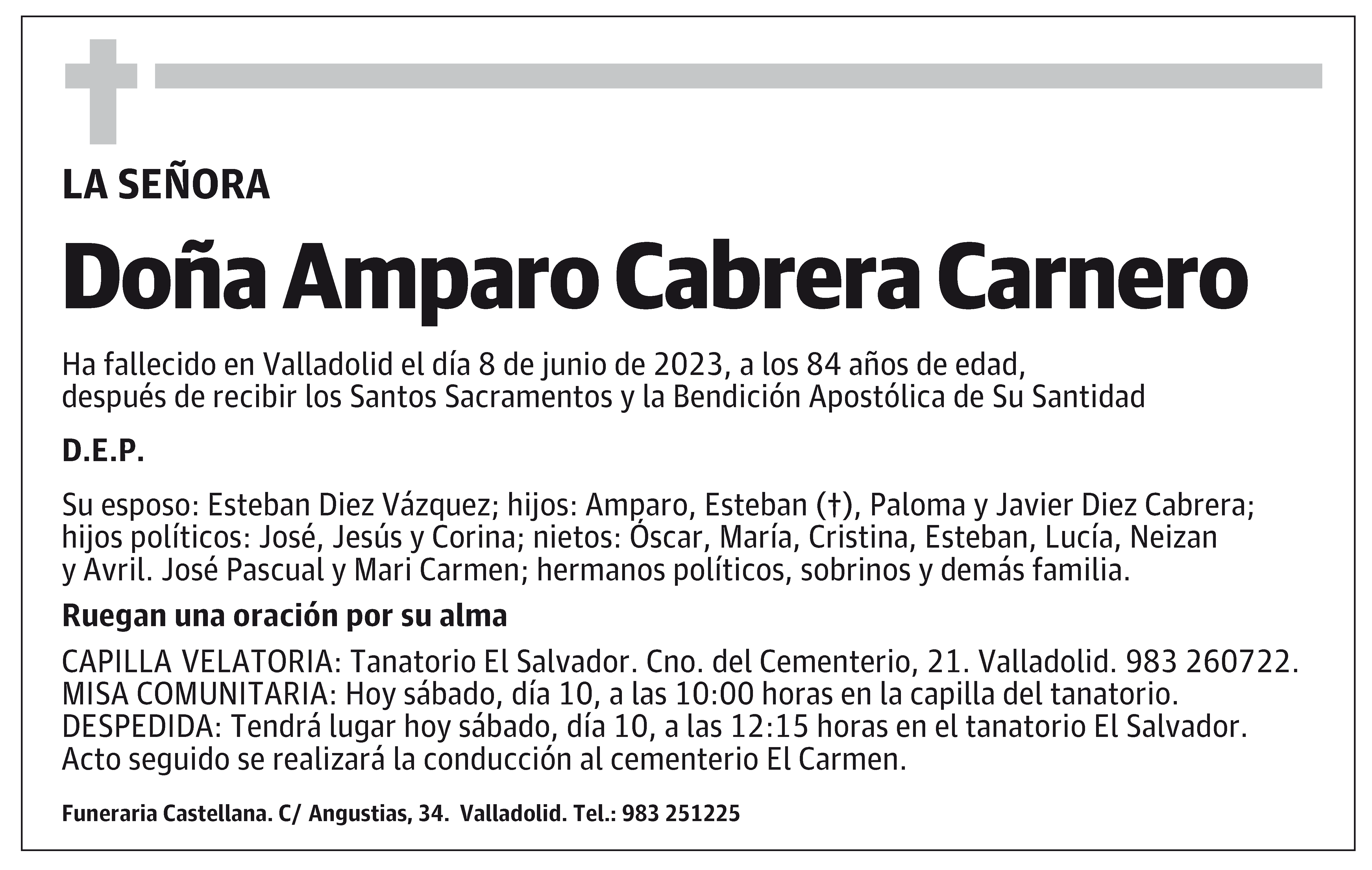 Amparo Cabrera Carnero