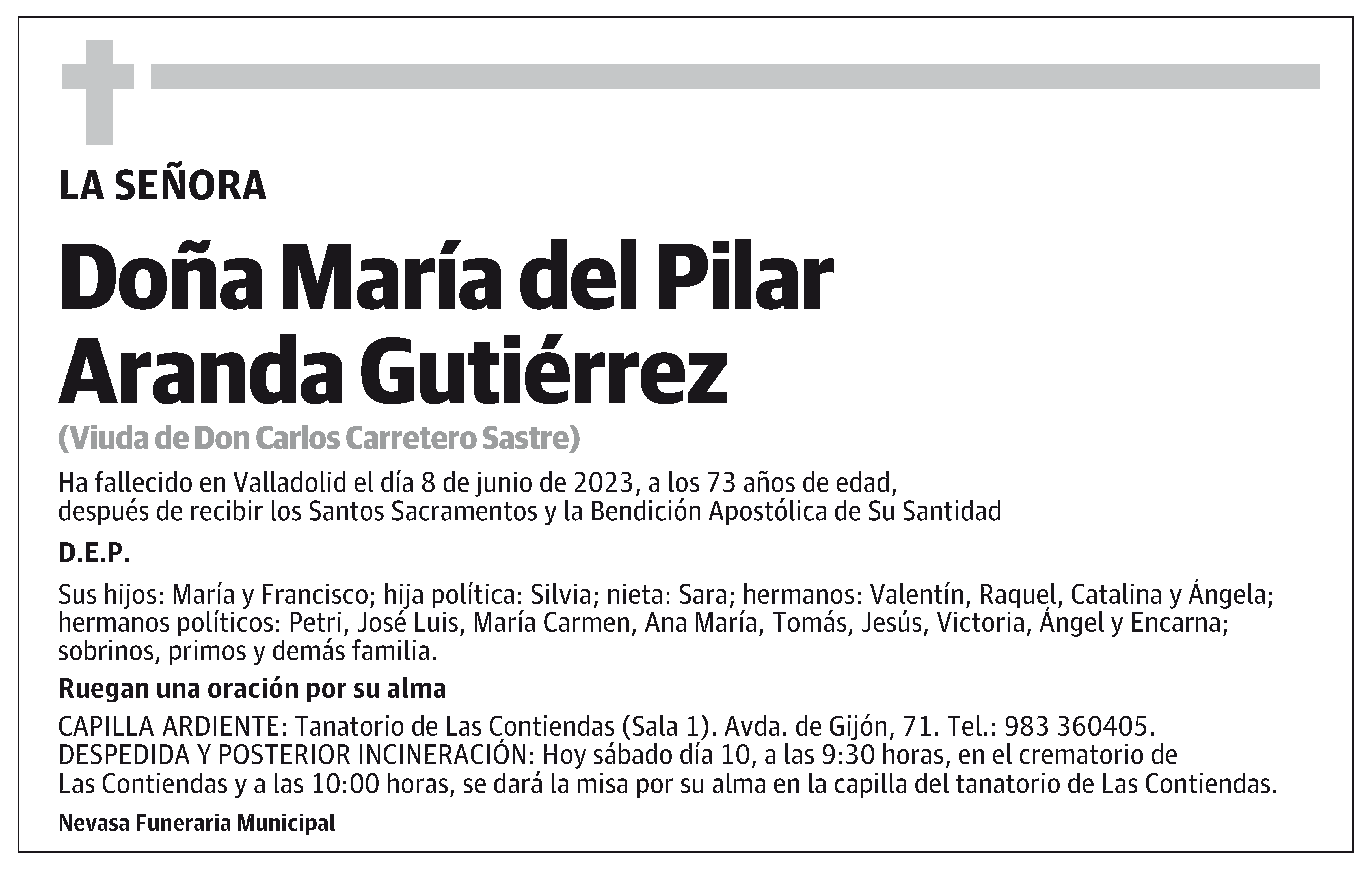 María del Pilar Aranda Gutiérrez