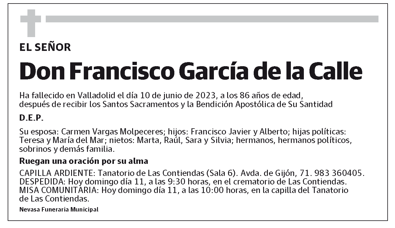 Francisco García de la Calle