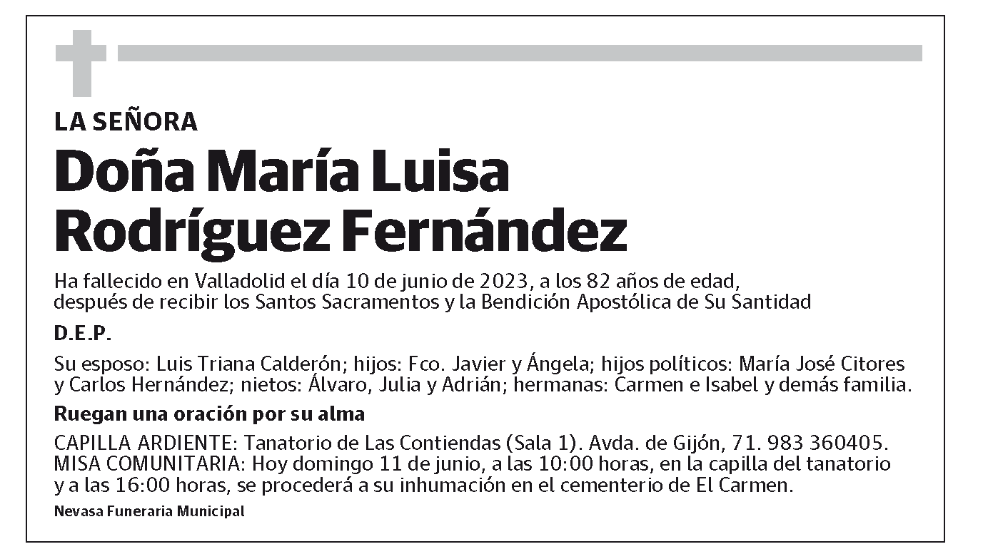 María Luisa Rodríguez Fernández