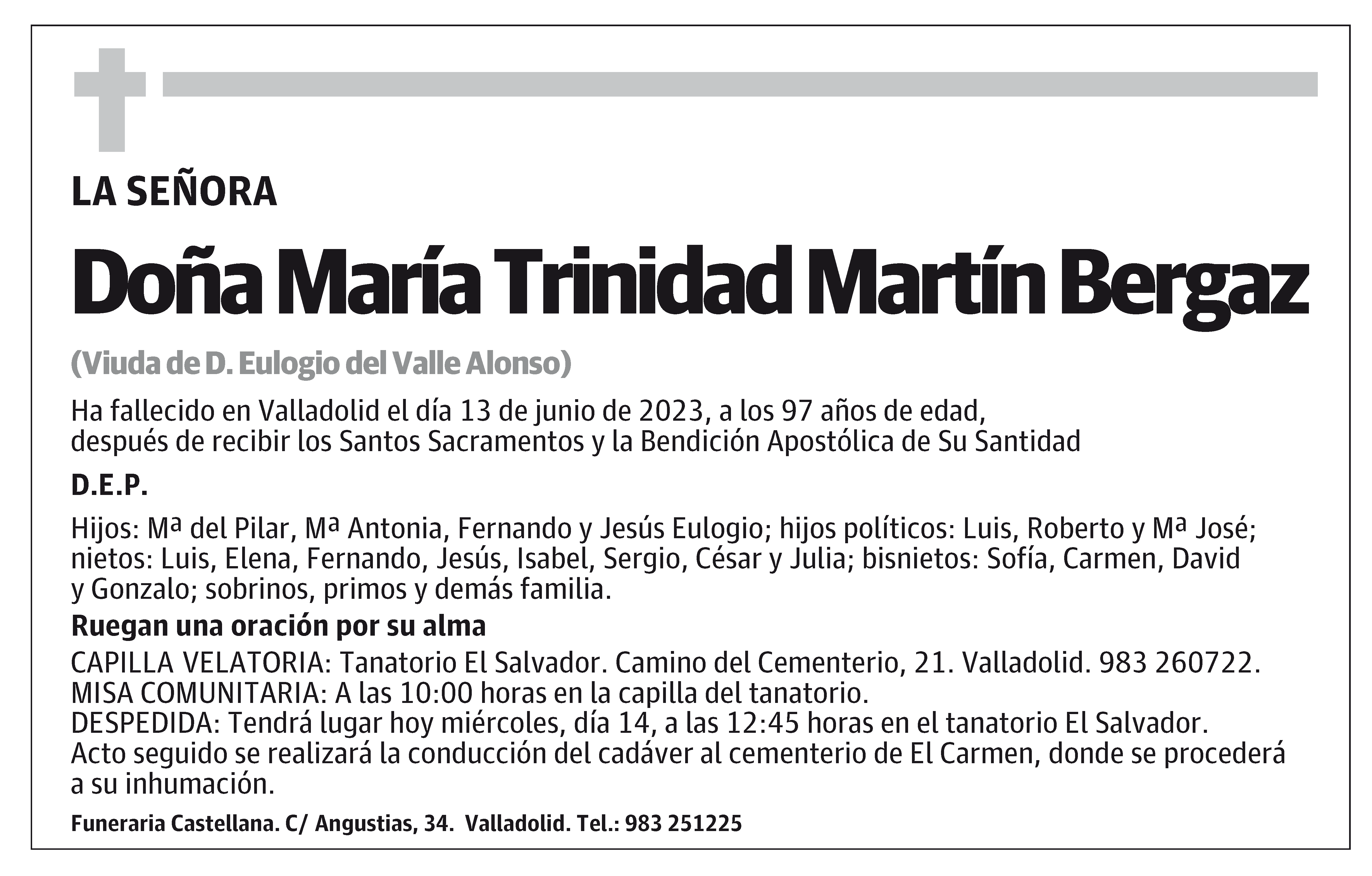 María Trinidad Martín Bergaz