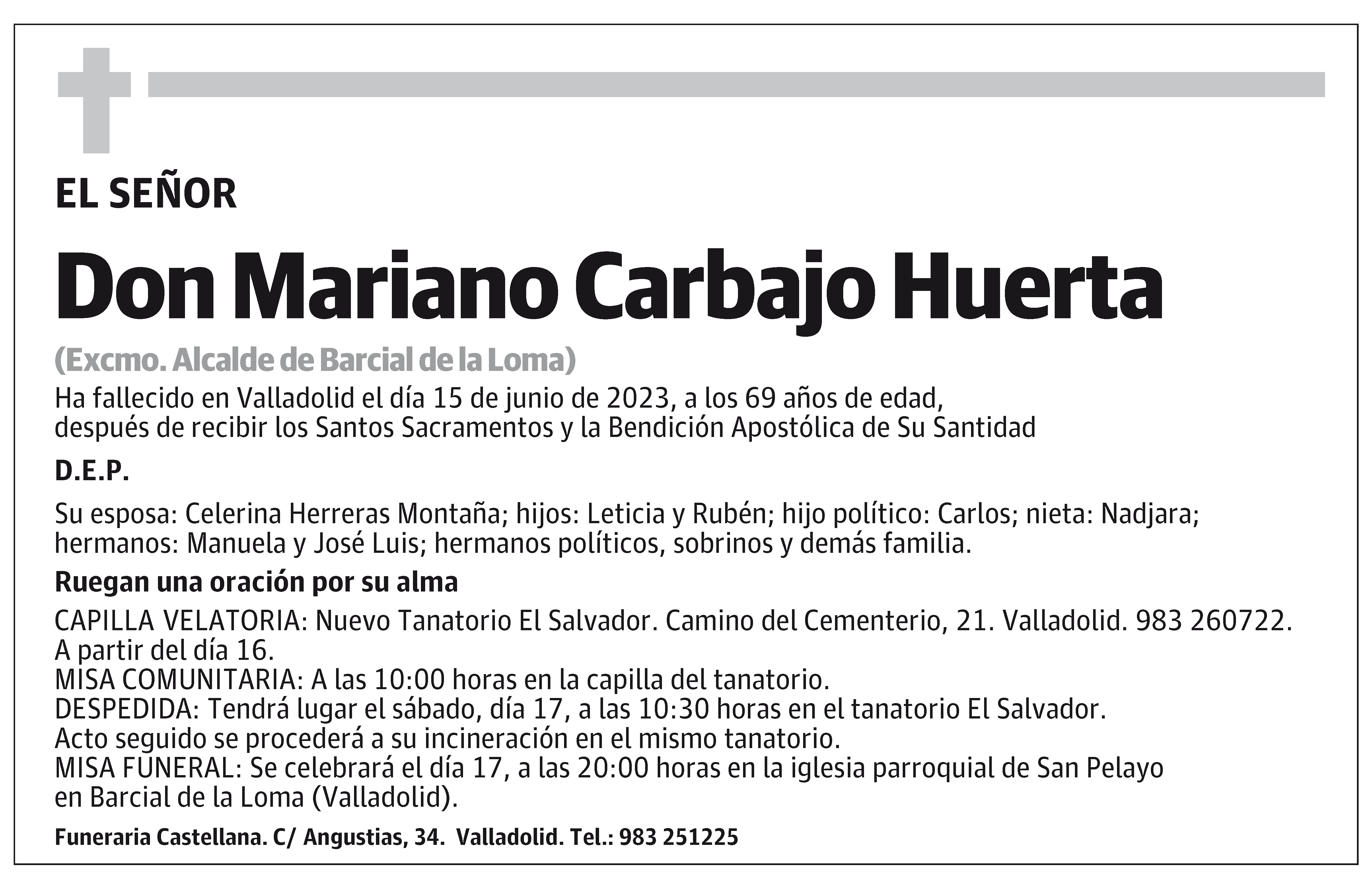 Mariano Carbajo Huerta