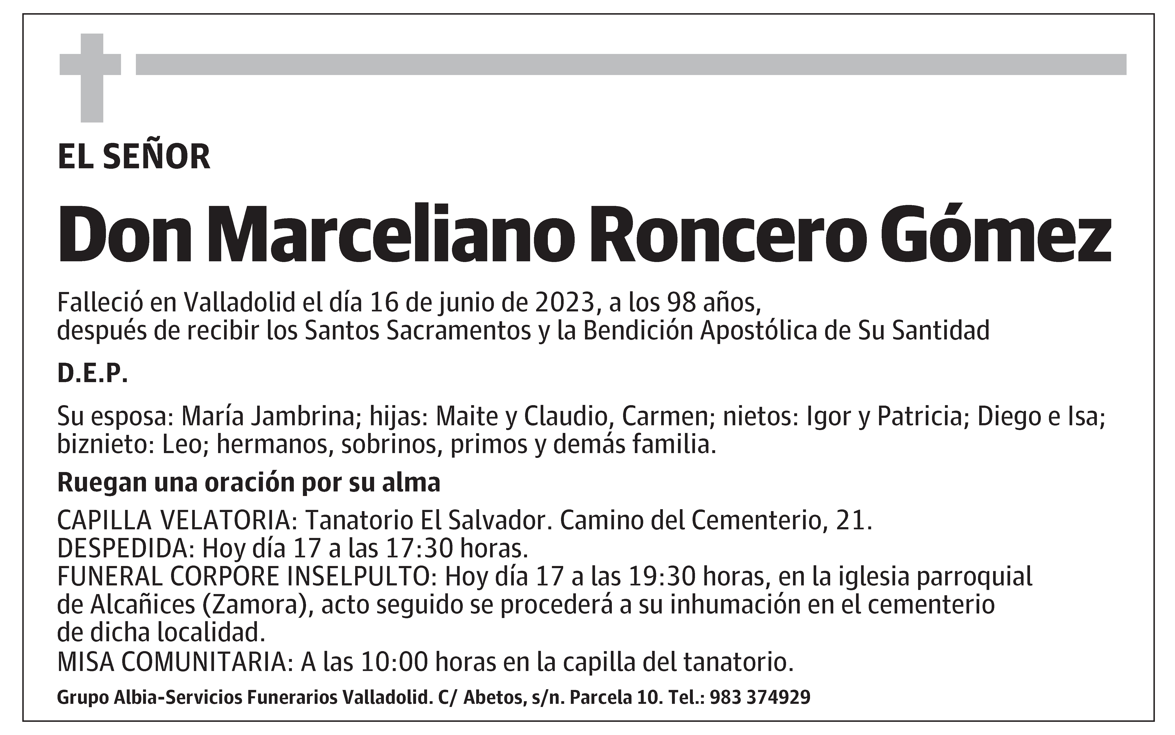 Marceliano Roncero Gómez