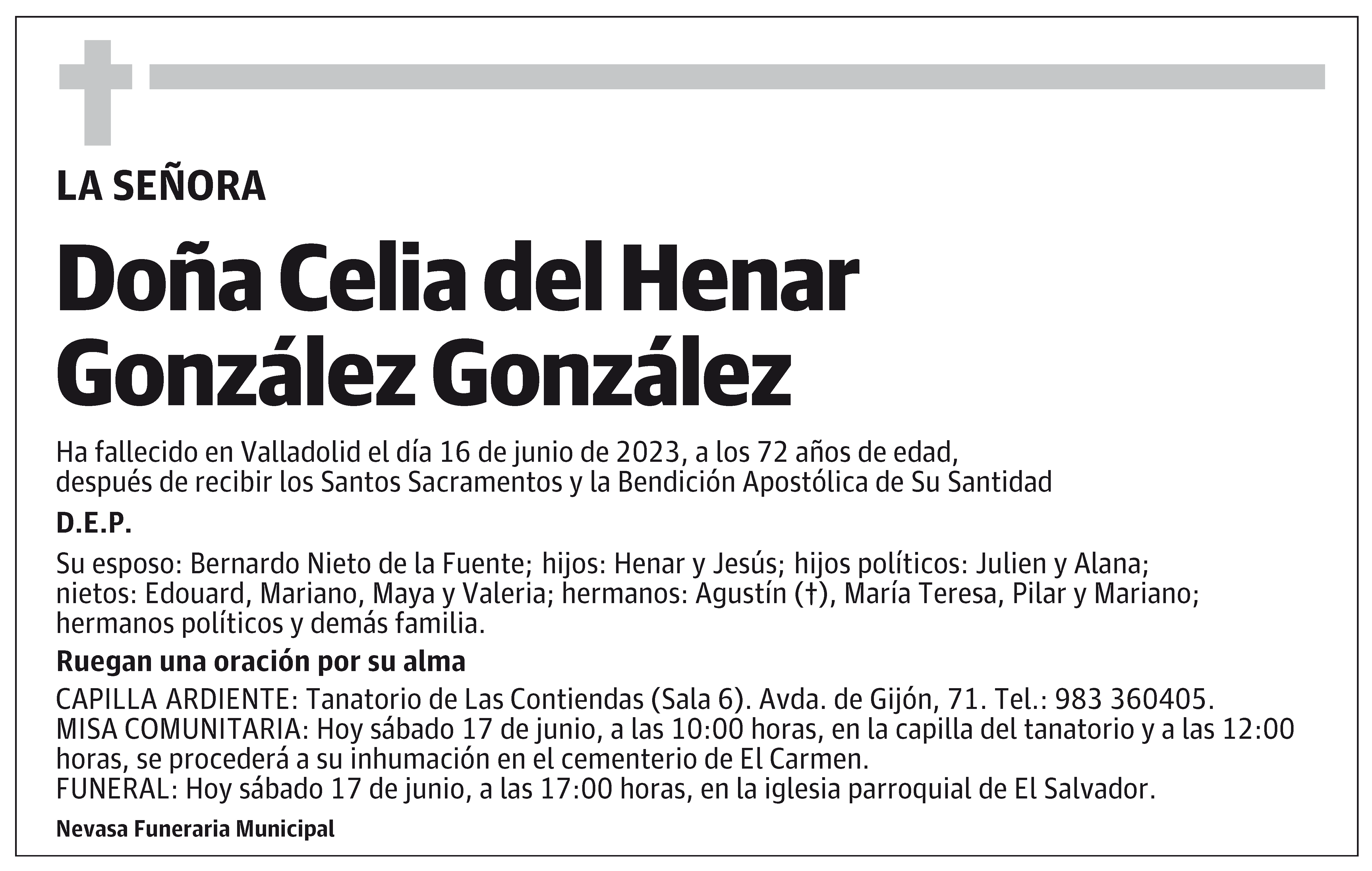 Celia del Henar González González