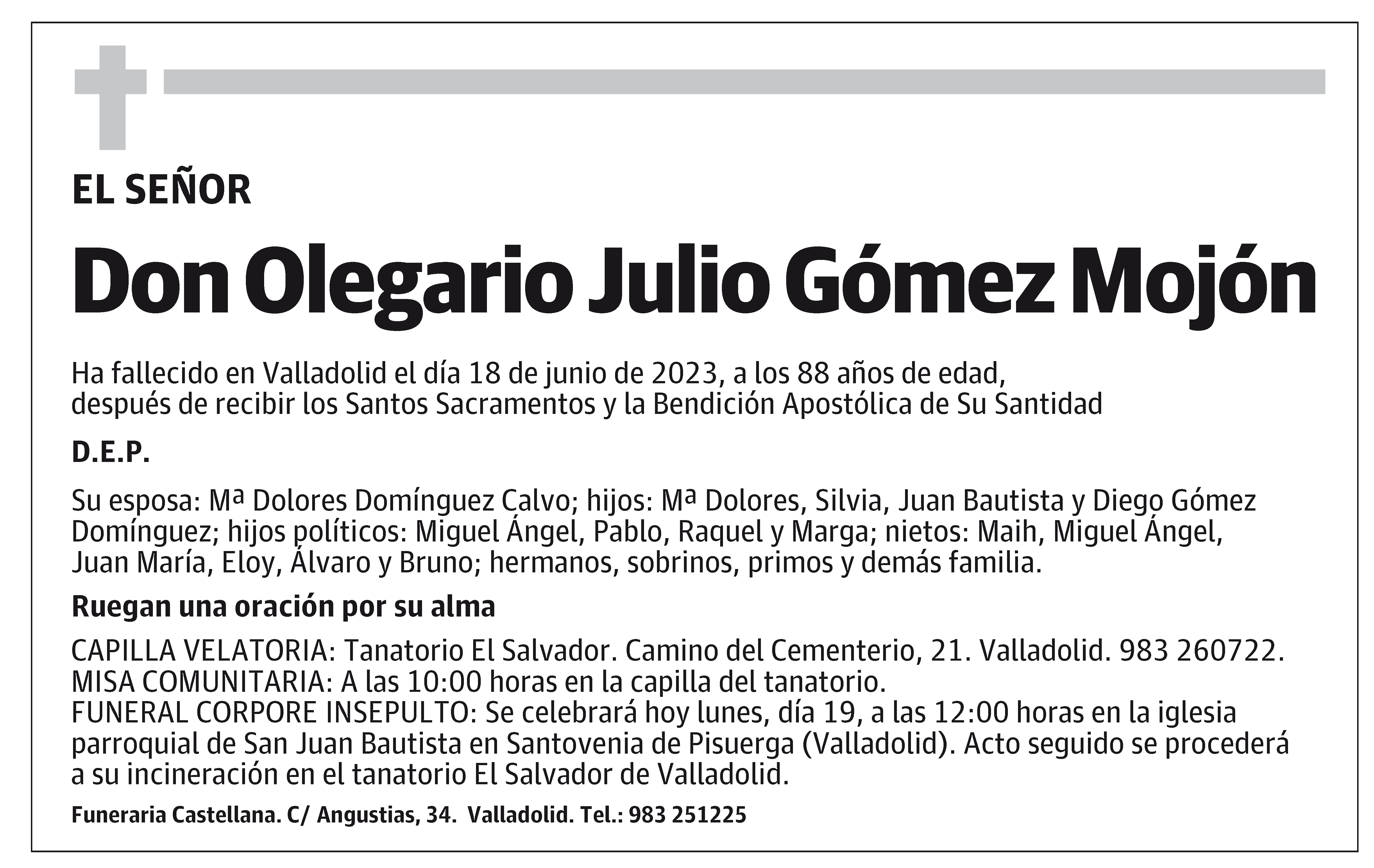 Olegario Julio Gómez Mojón