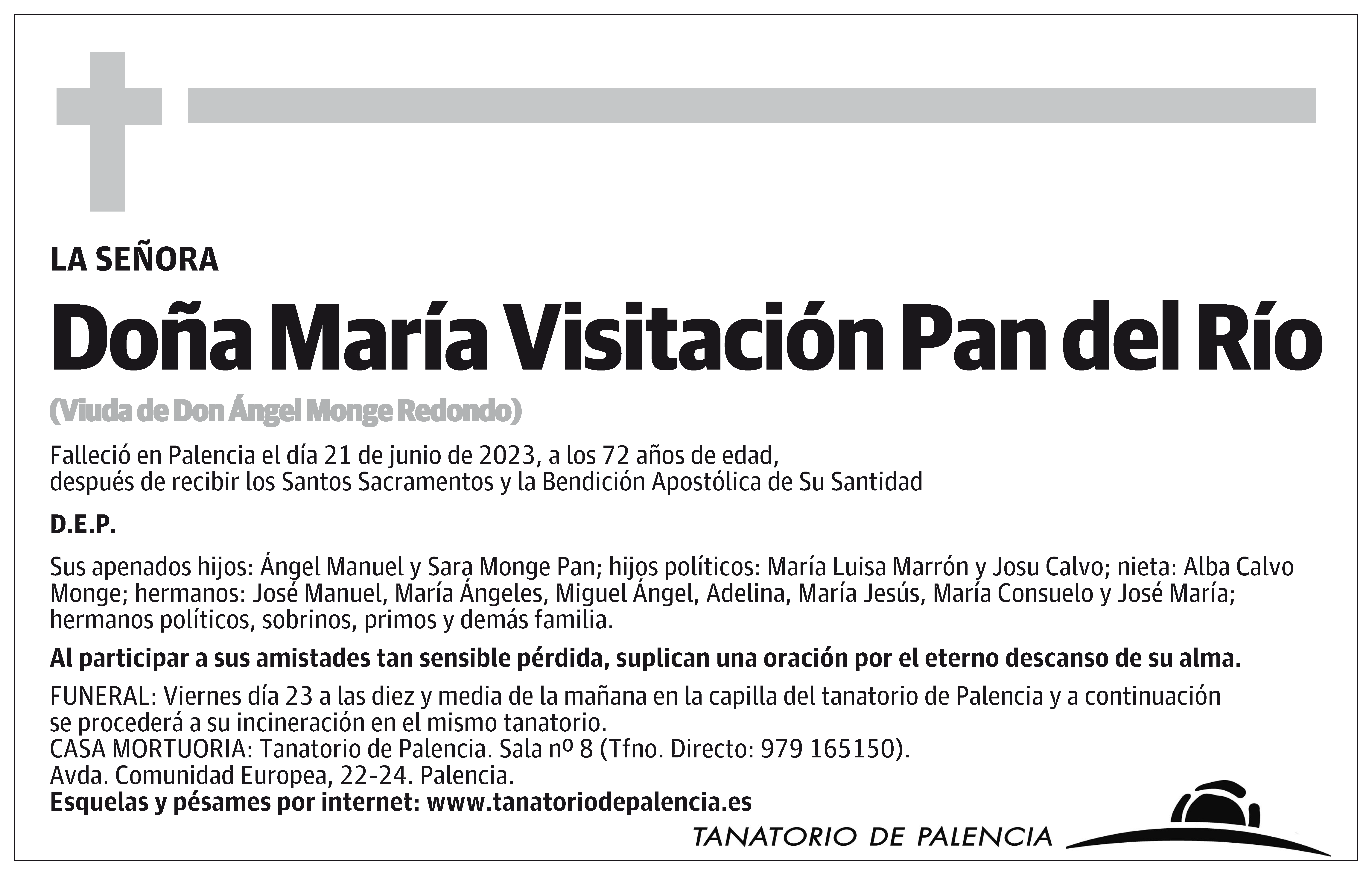 María Visitación Pan del Río