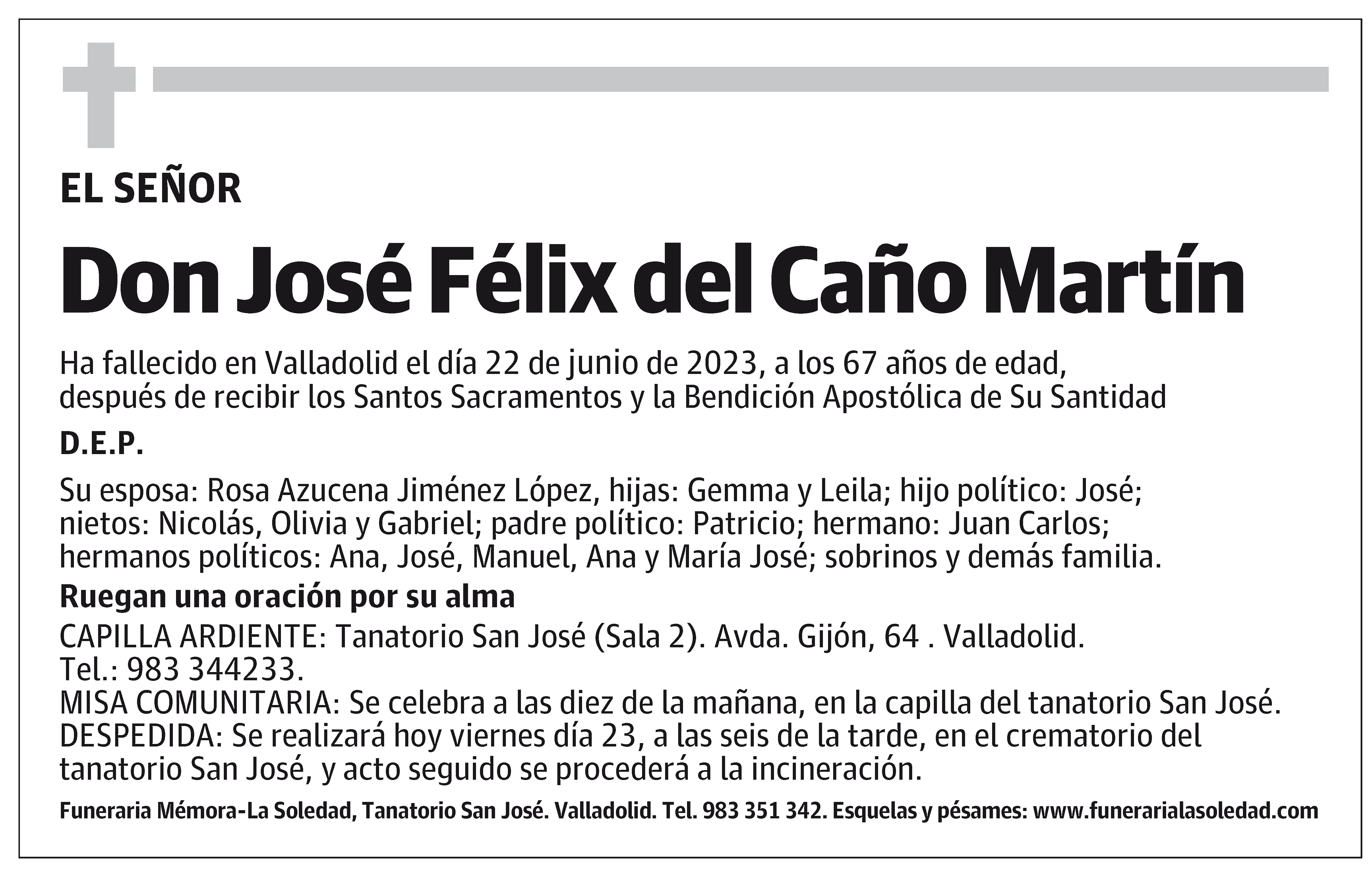 José Félix del Caño Martín