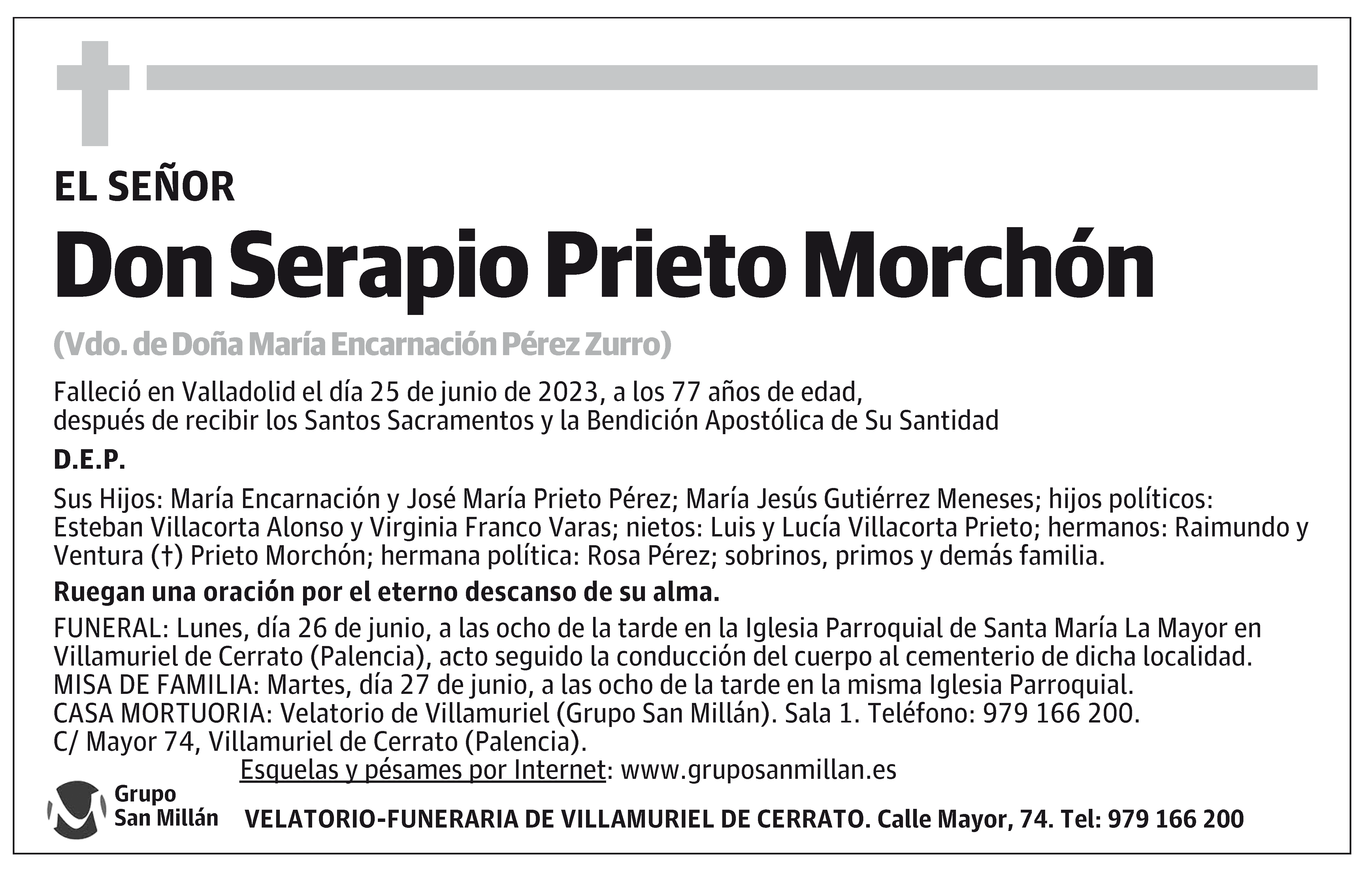 Serapio Prieto Morchón