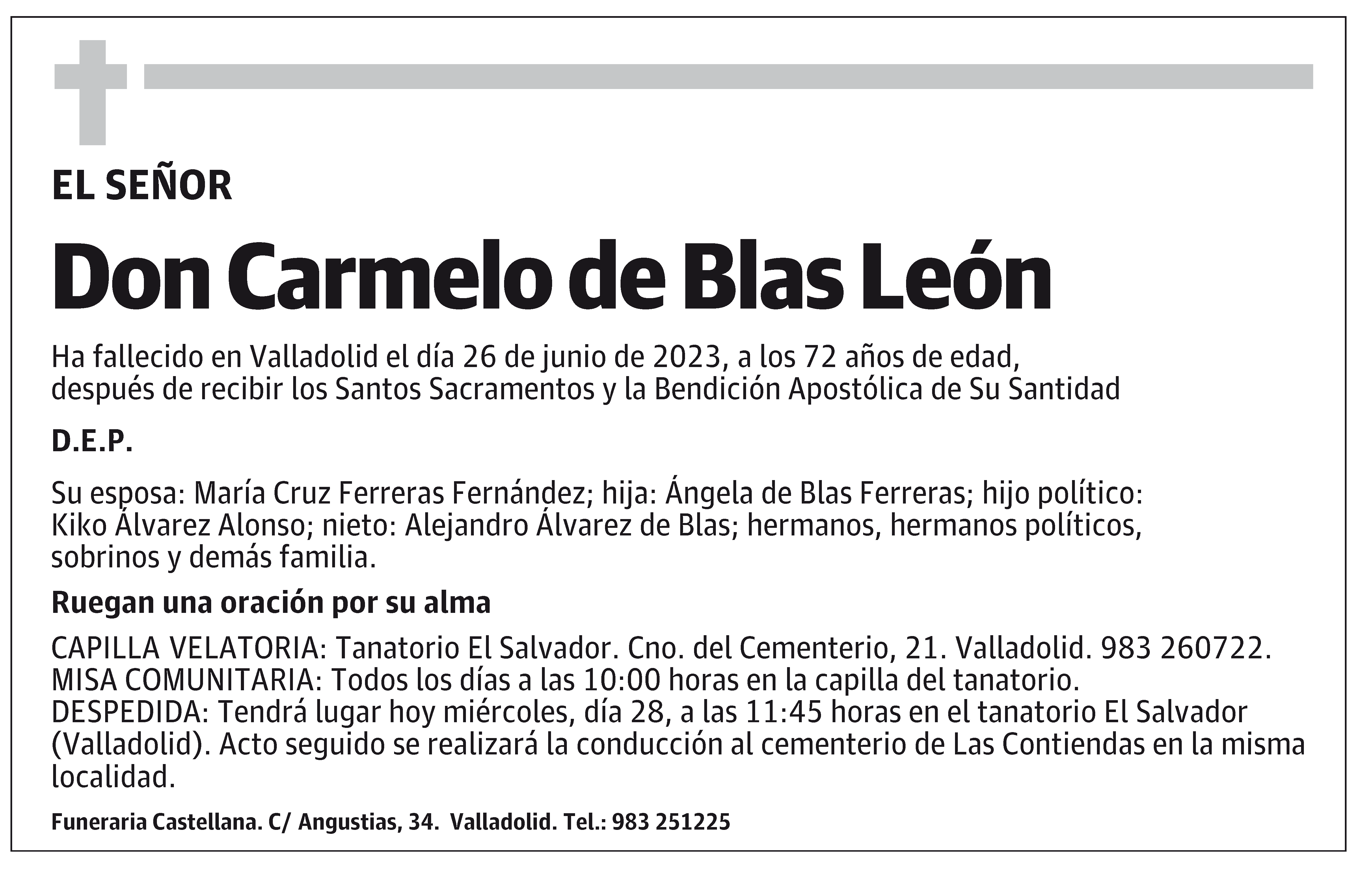 Carmelo de Blas León