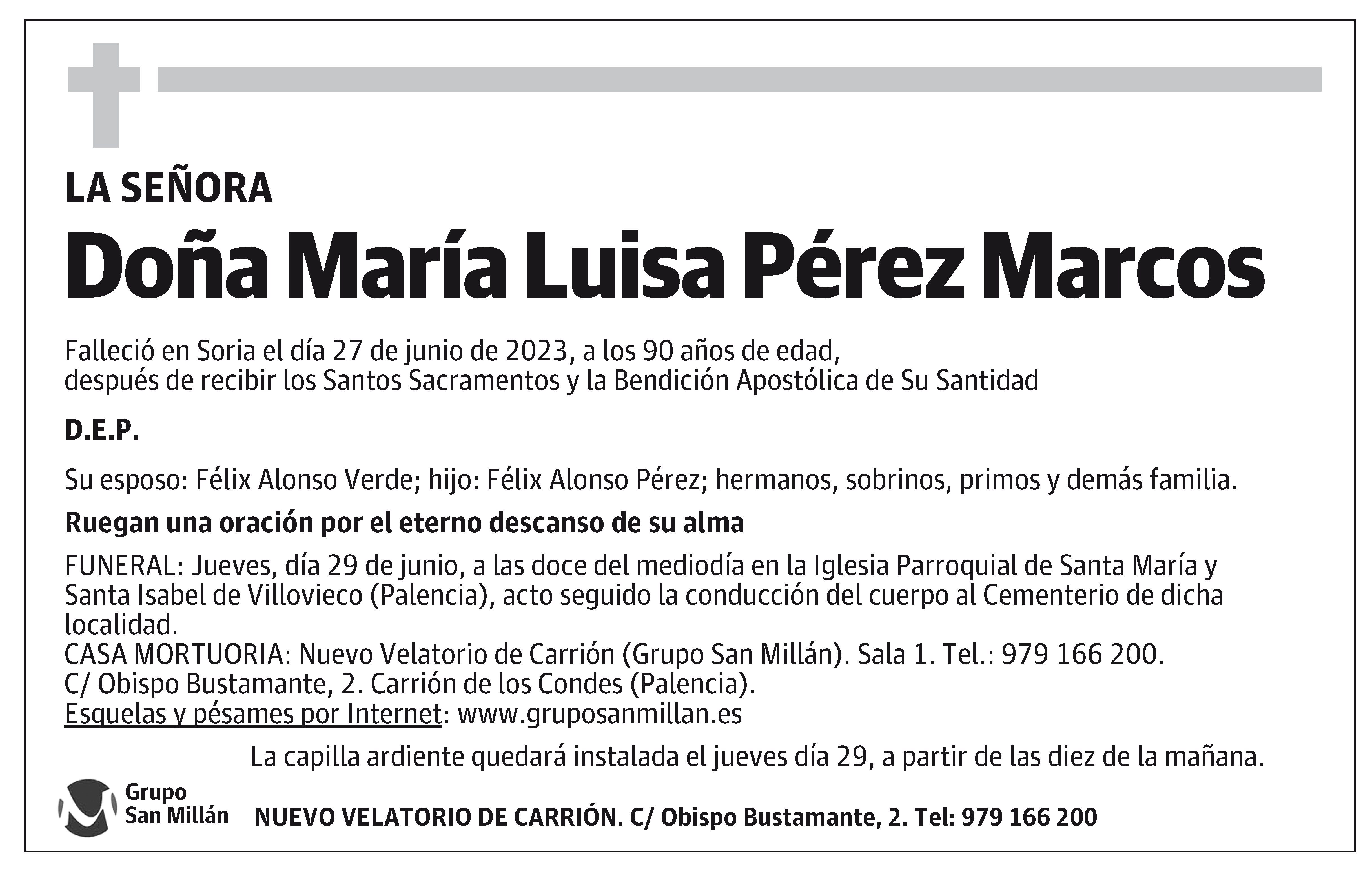 María Luisa Pérez Marcos