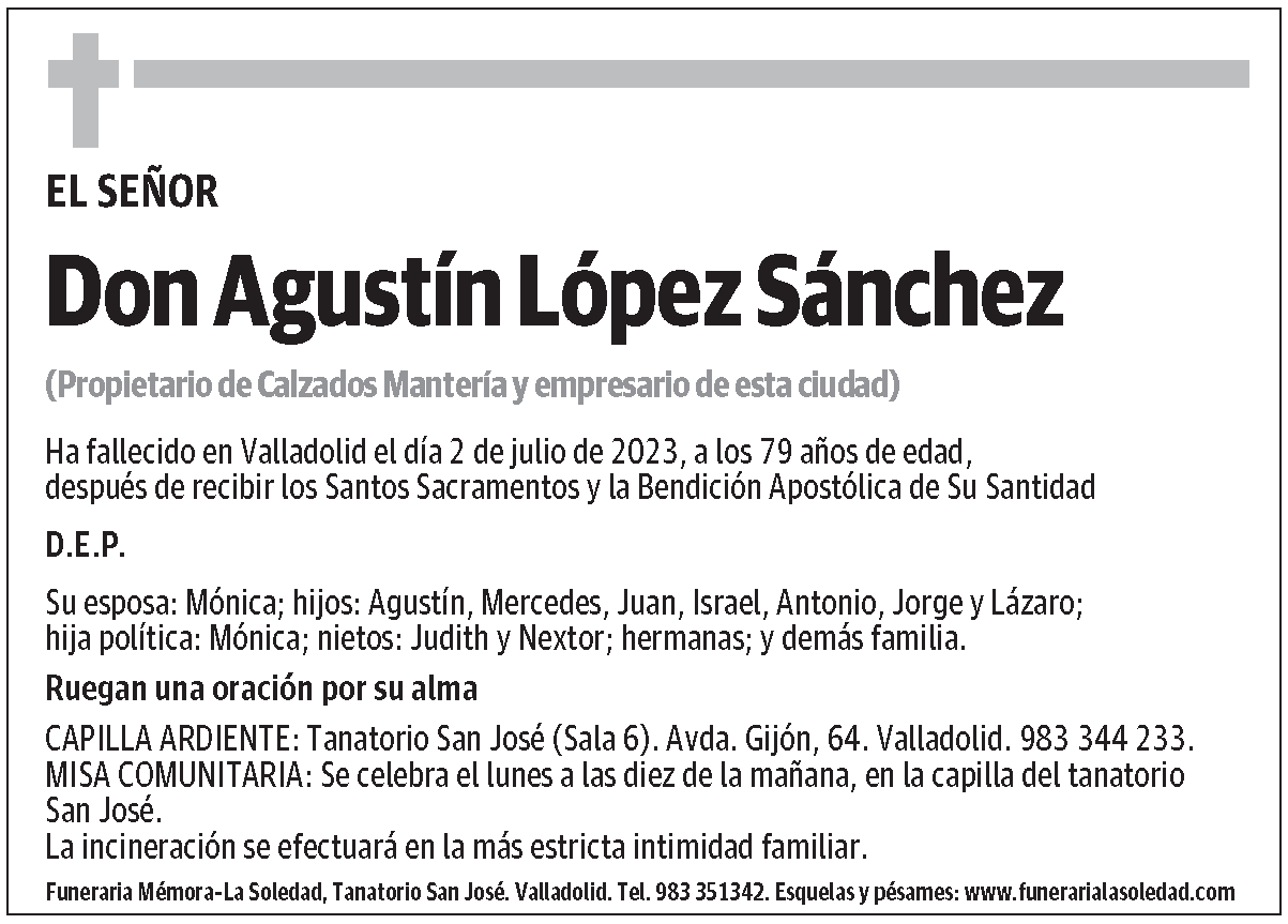 Agustín López Sánchez