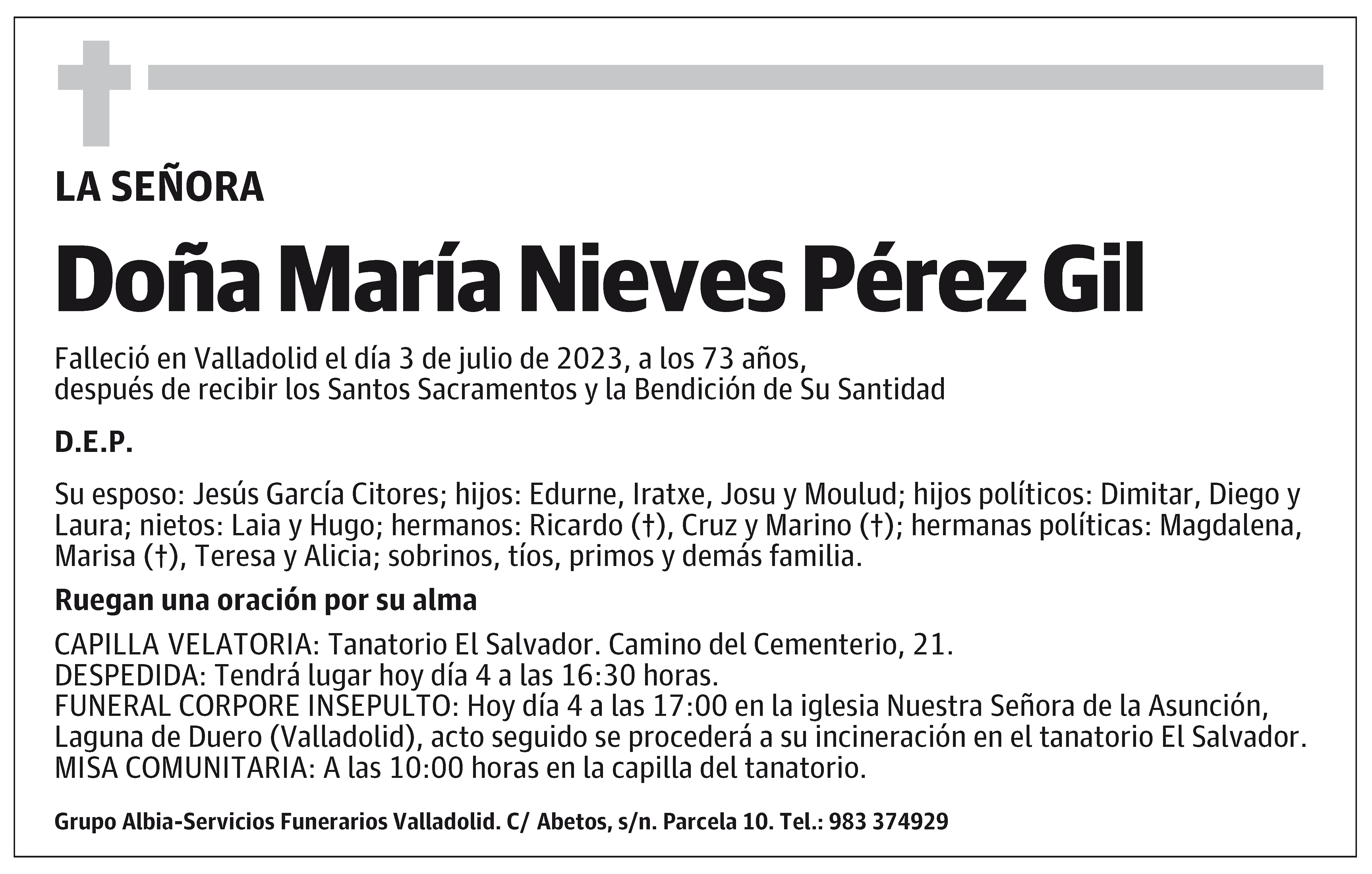 María Nieves Pérez Gil