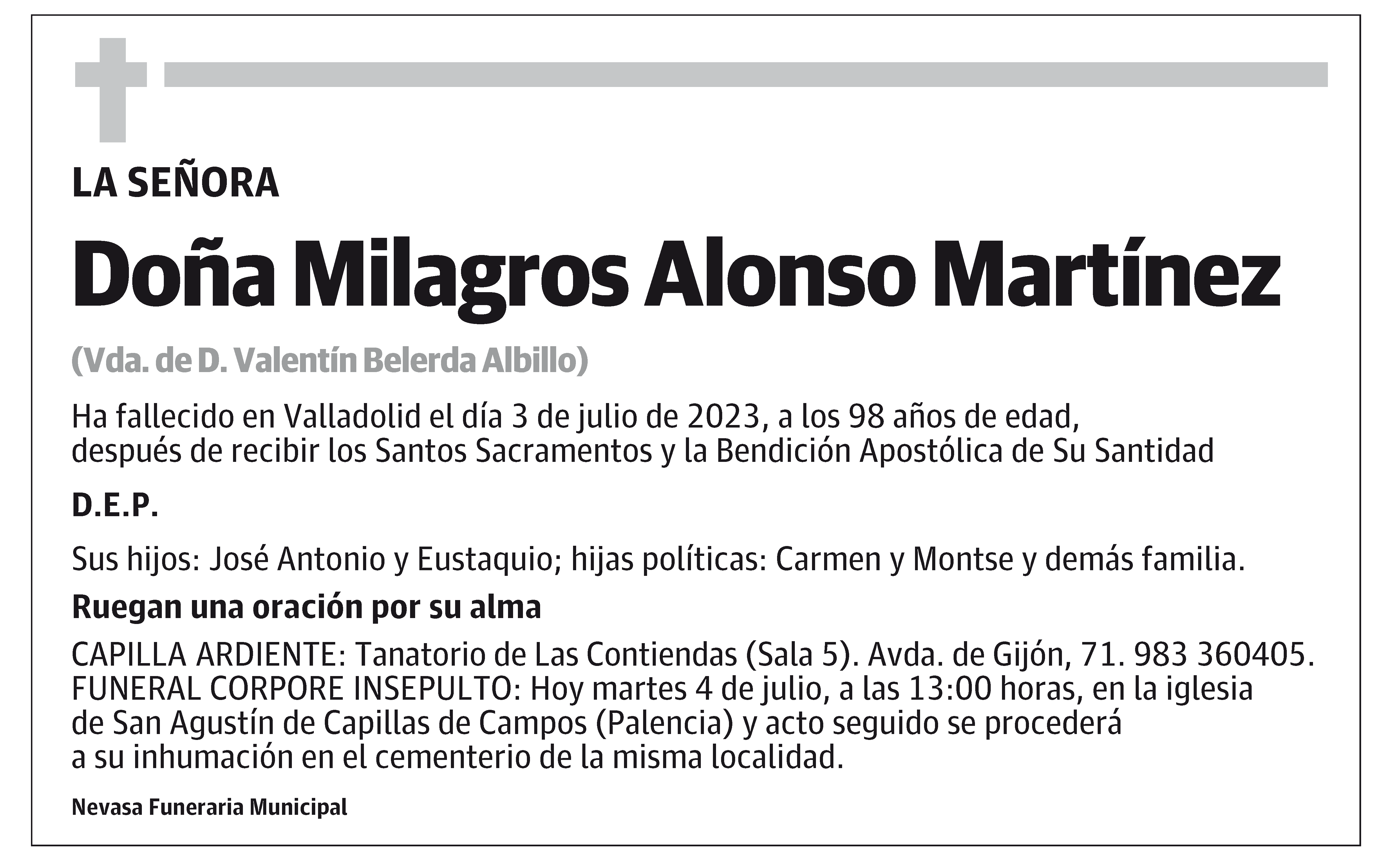 Milagros Alonso Martínez