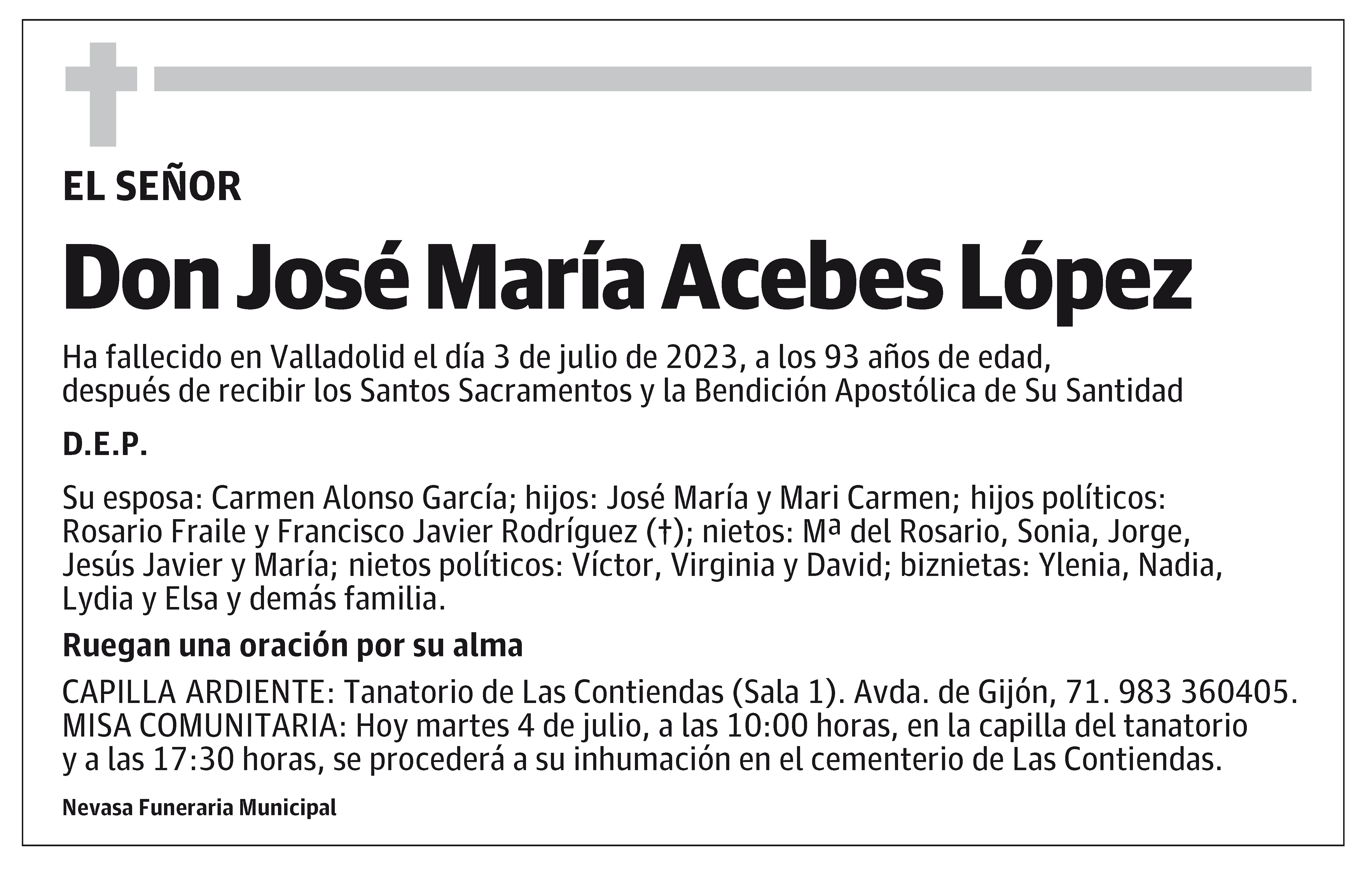 José María Acebes López