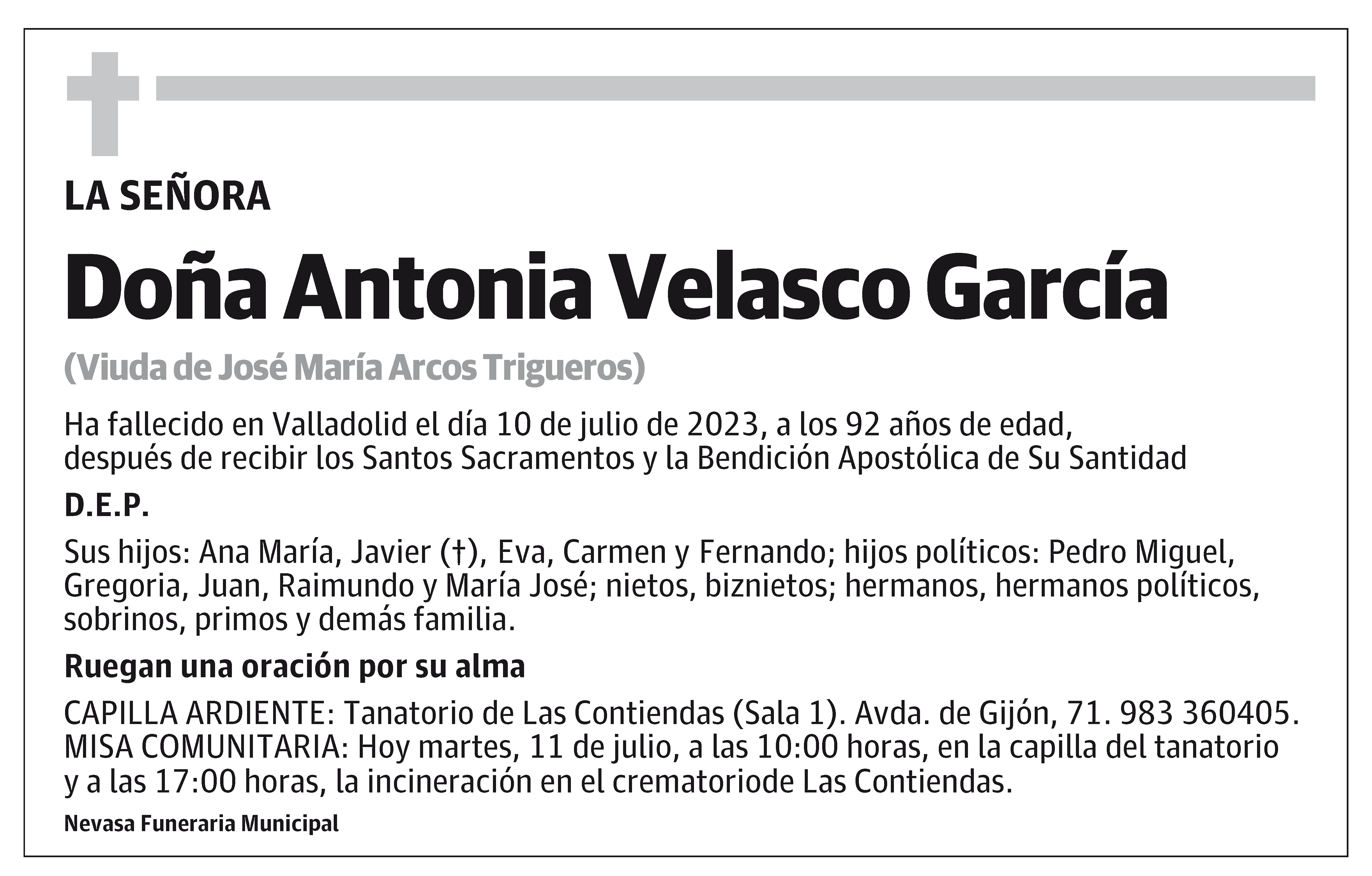 Antonia Velasco García