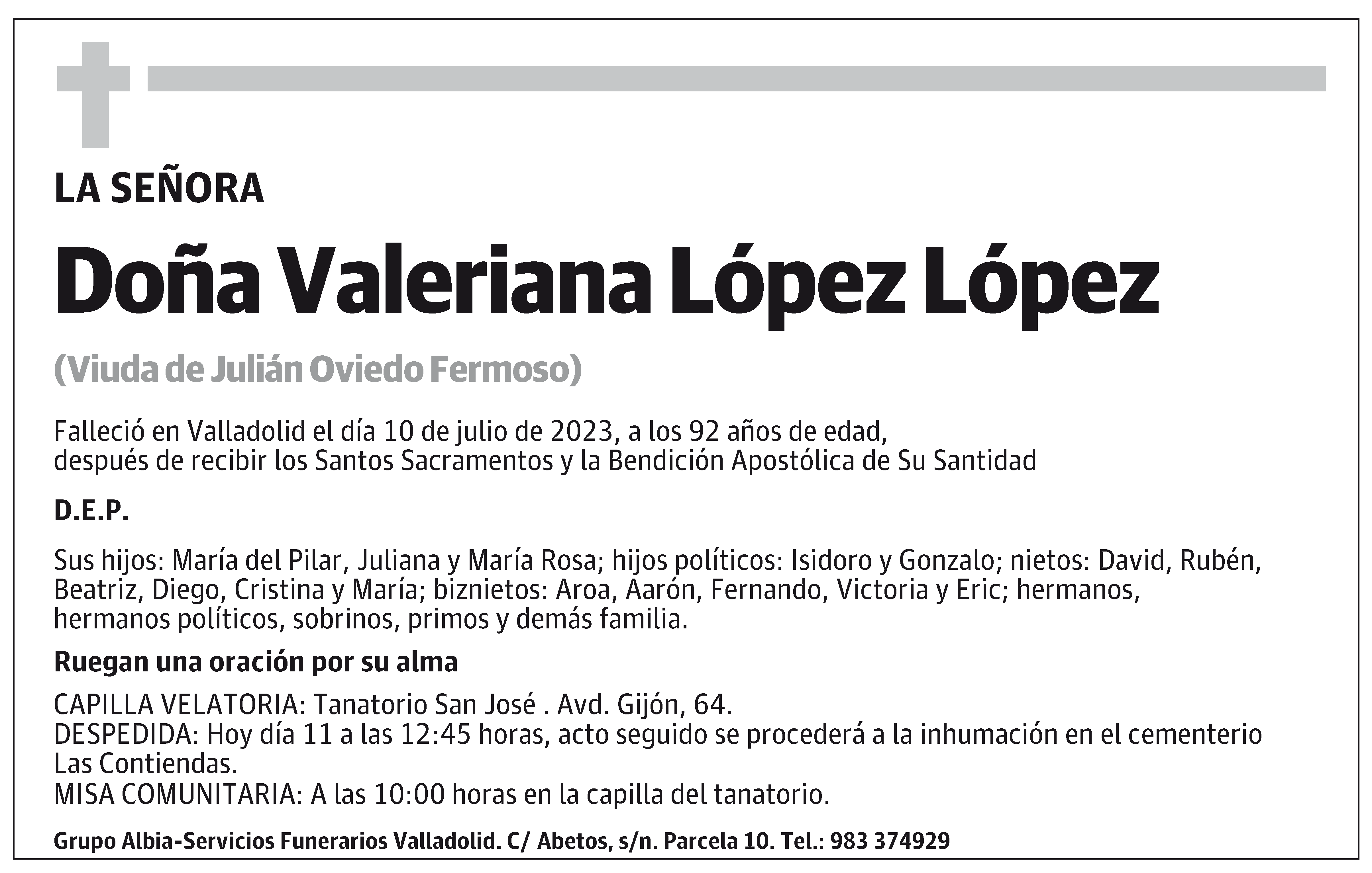 Valeriana López López