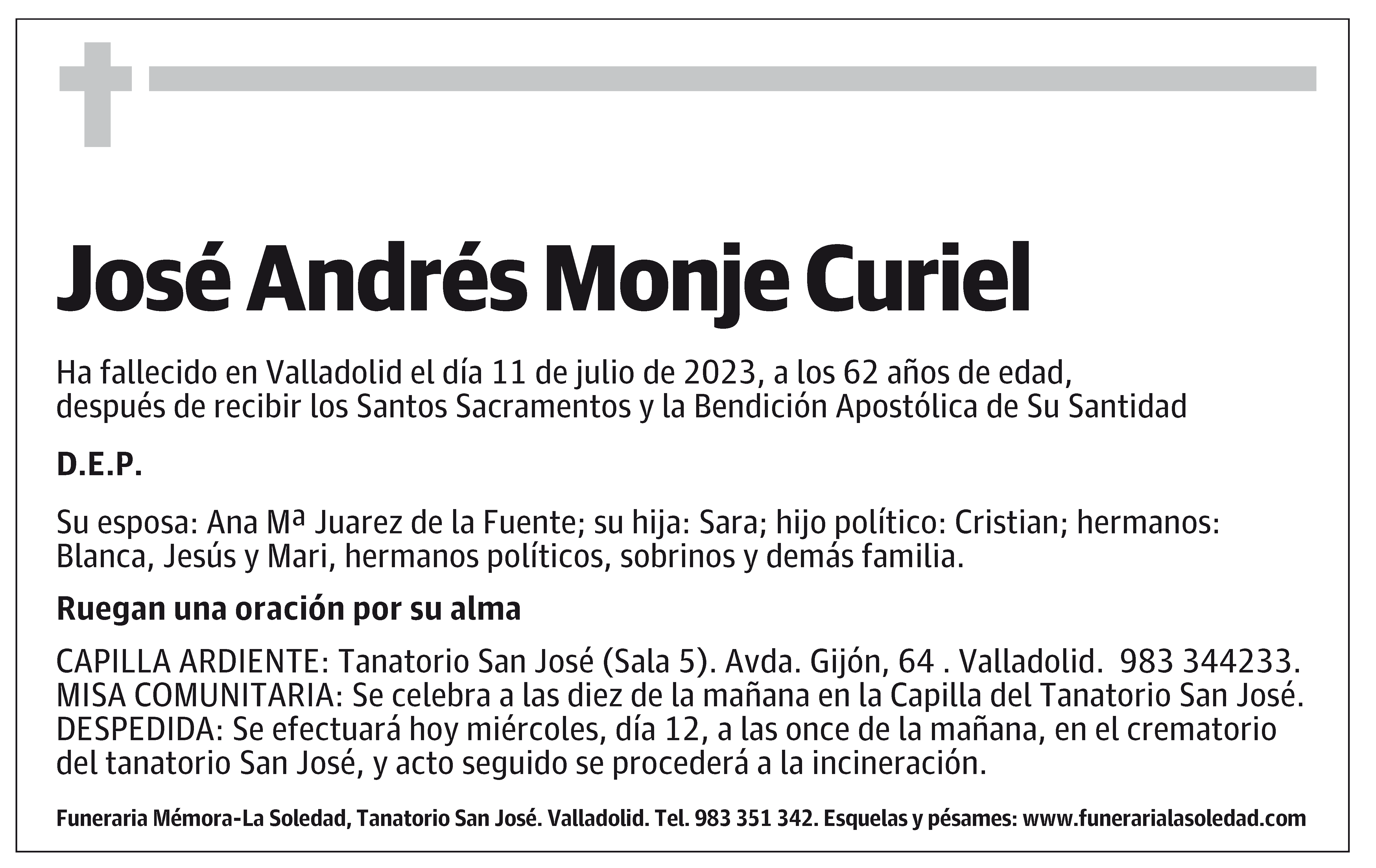 José Andrés Monje Curiel