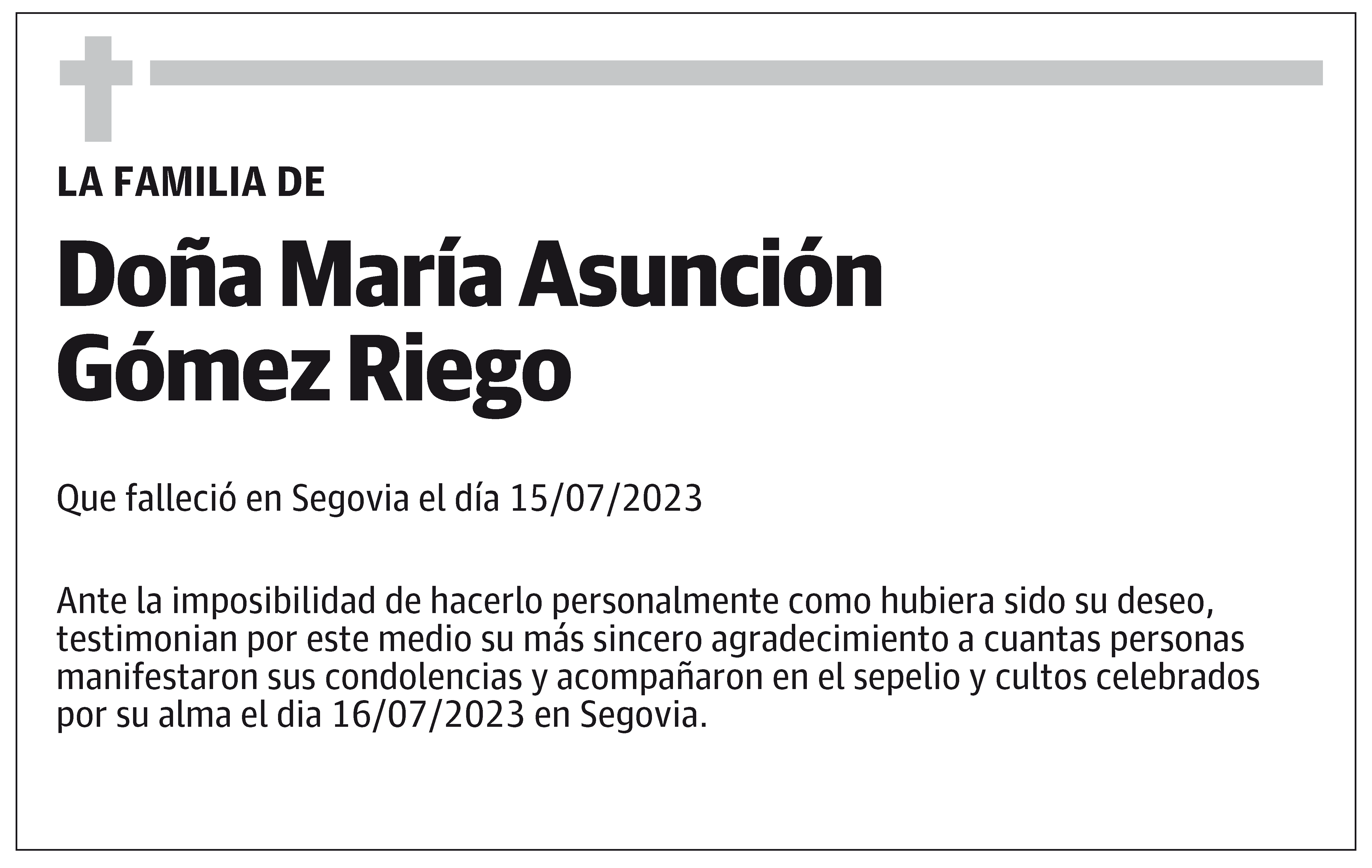 María Asunción Gómez Riego