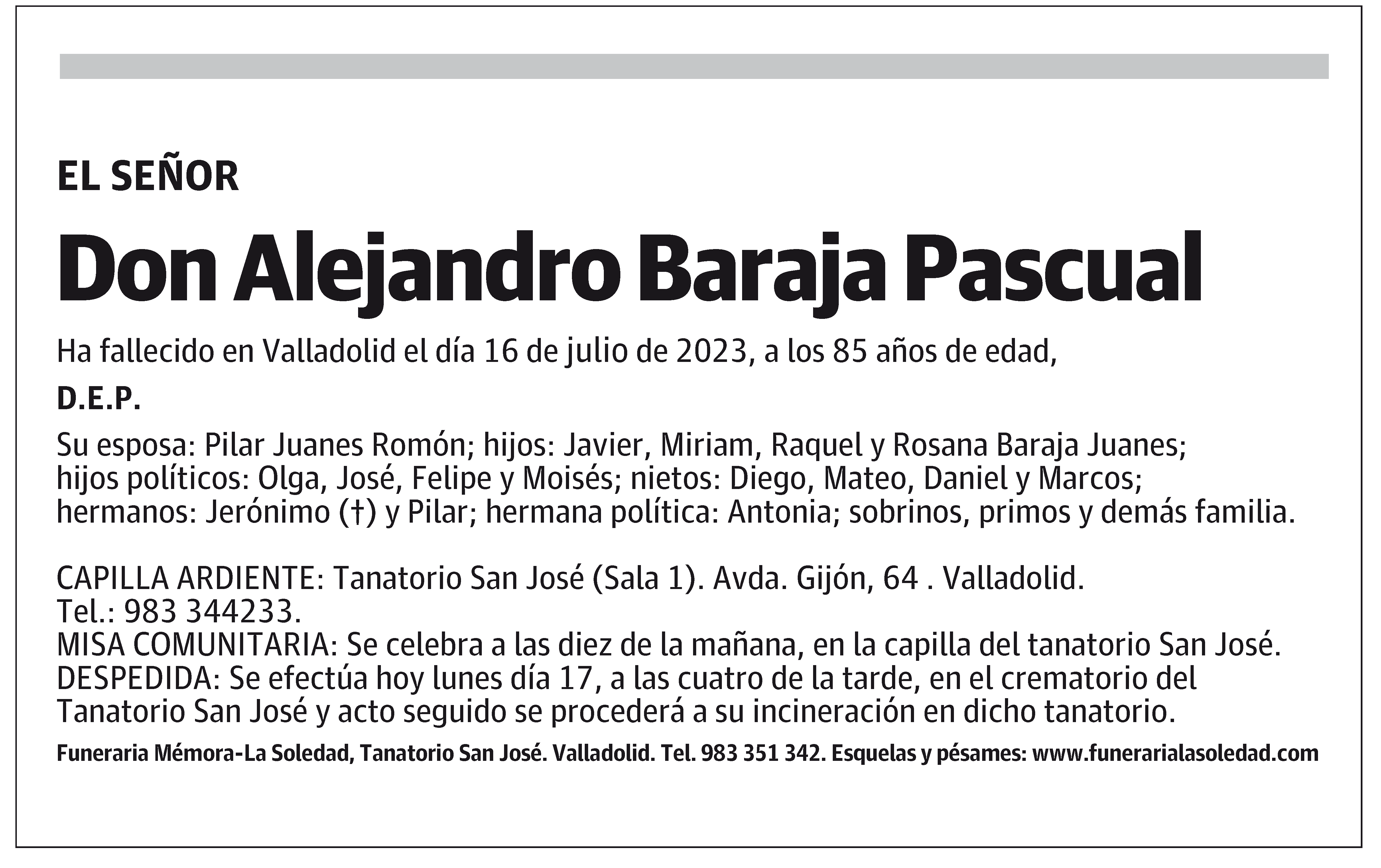 Alejandro Baraja Pascual