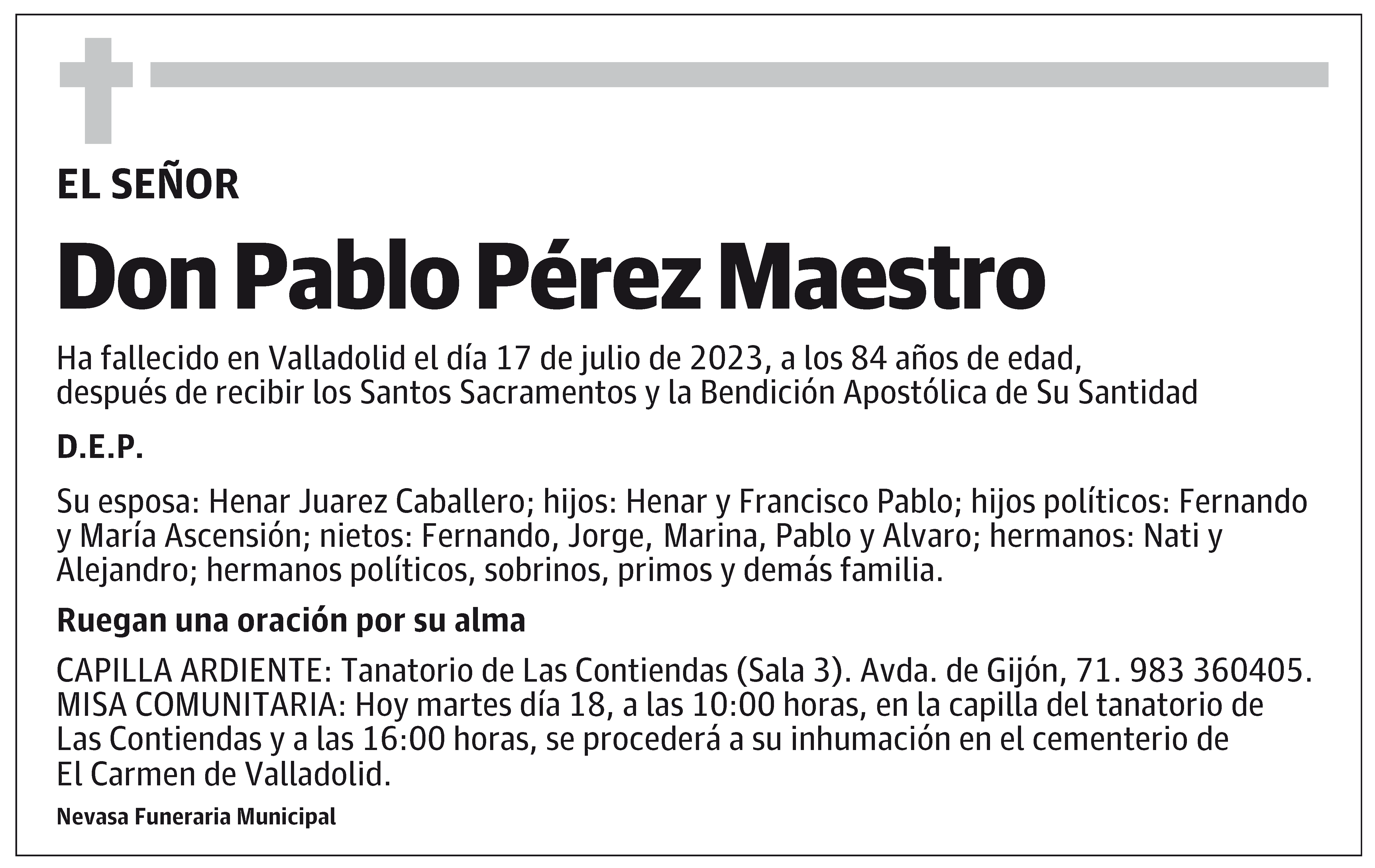 Pablo Pérez Maestro