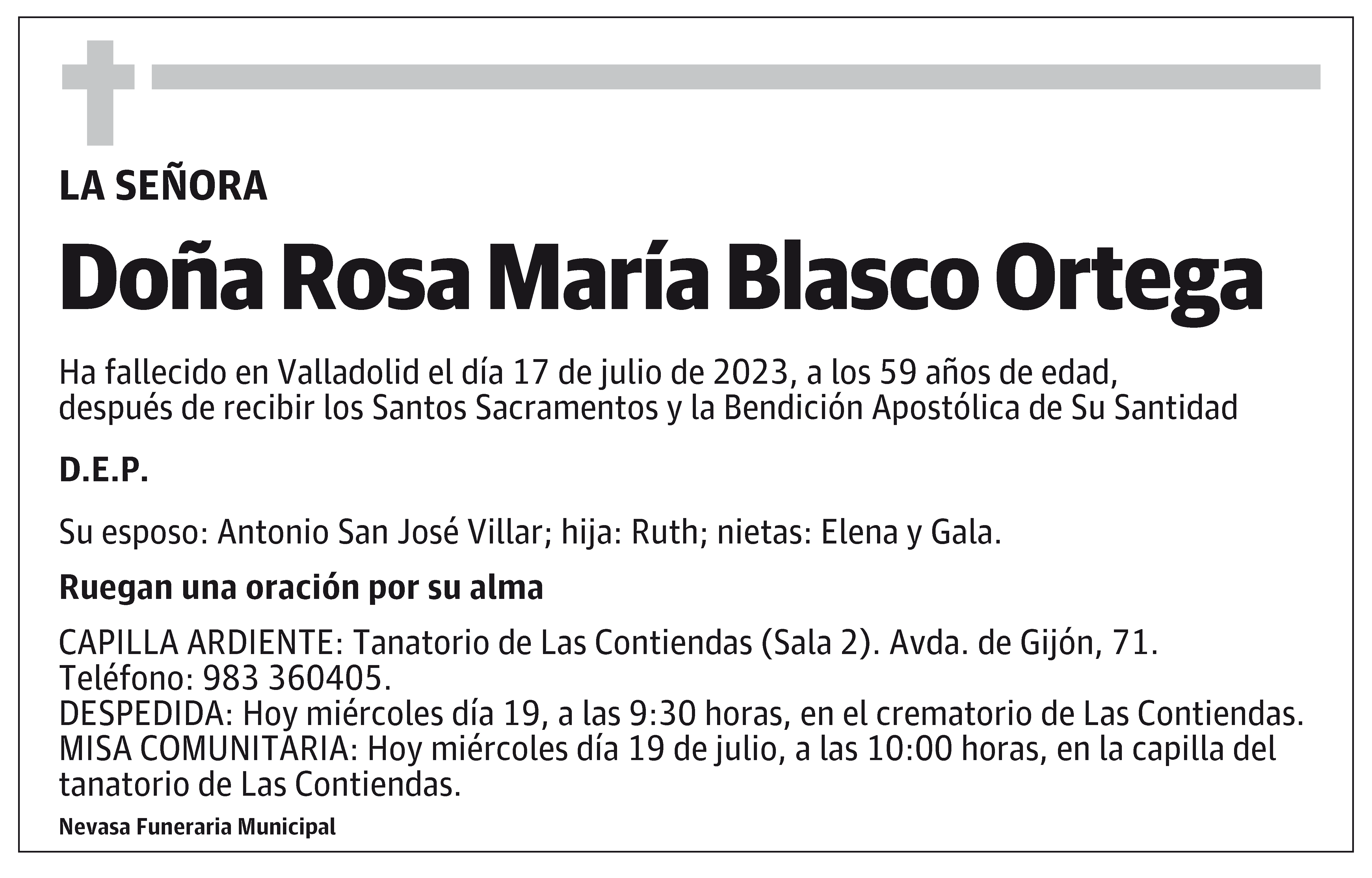 Rosa María Blasco Ortega