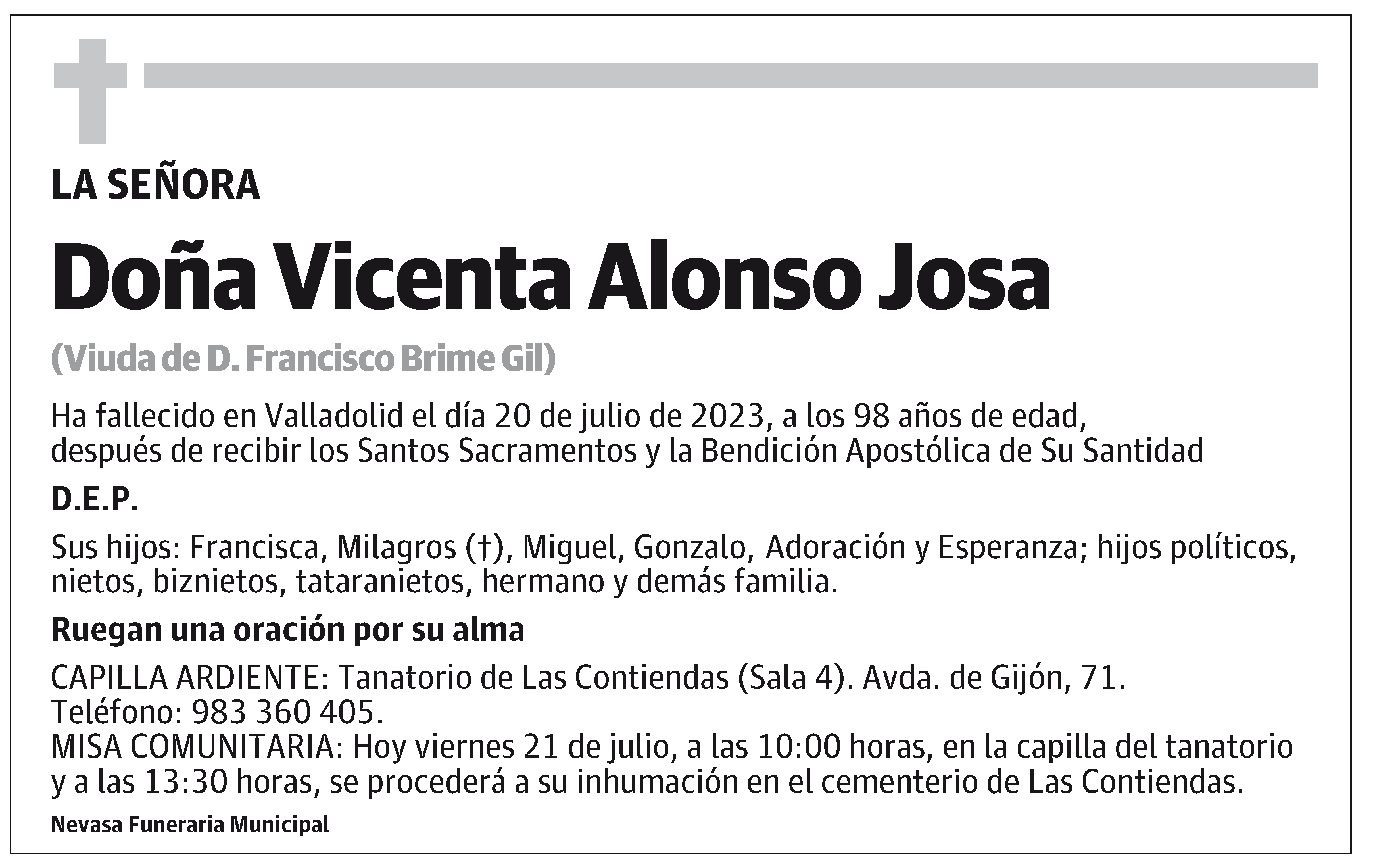 Vicenta Alonso Josa