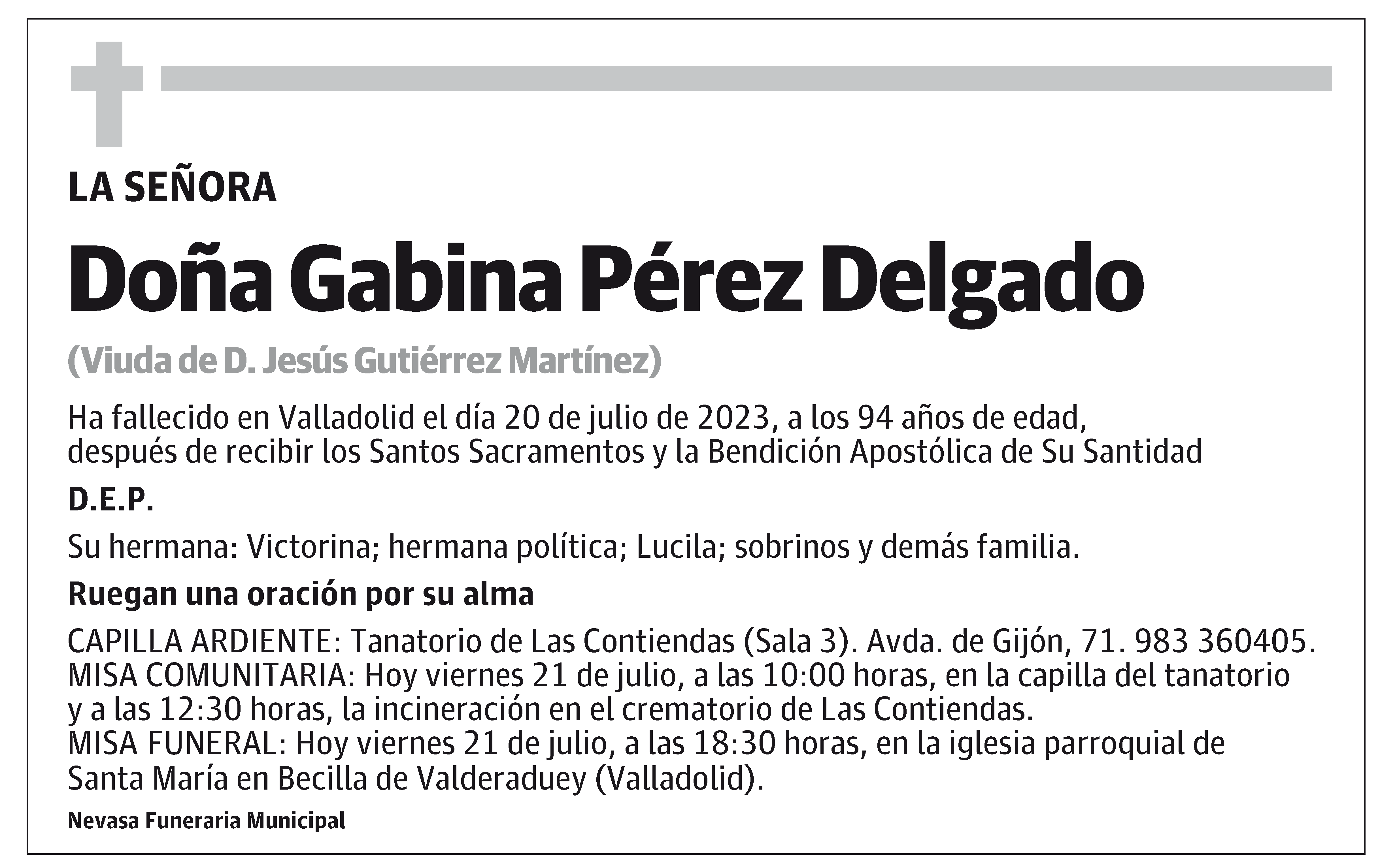 Gabina Pérez Delgado