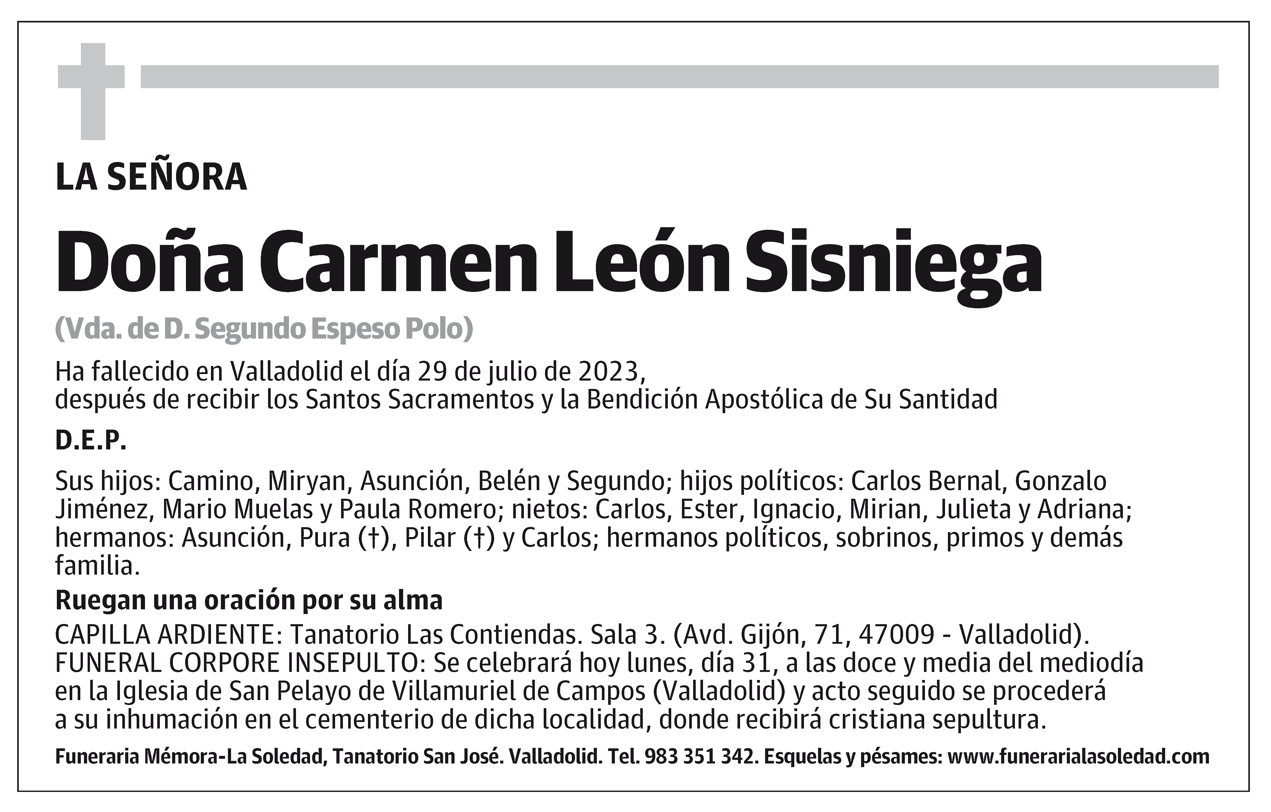 Carmen León Sisniega