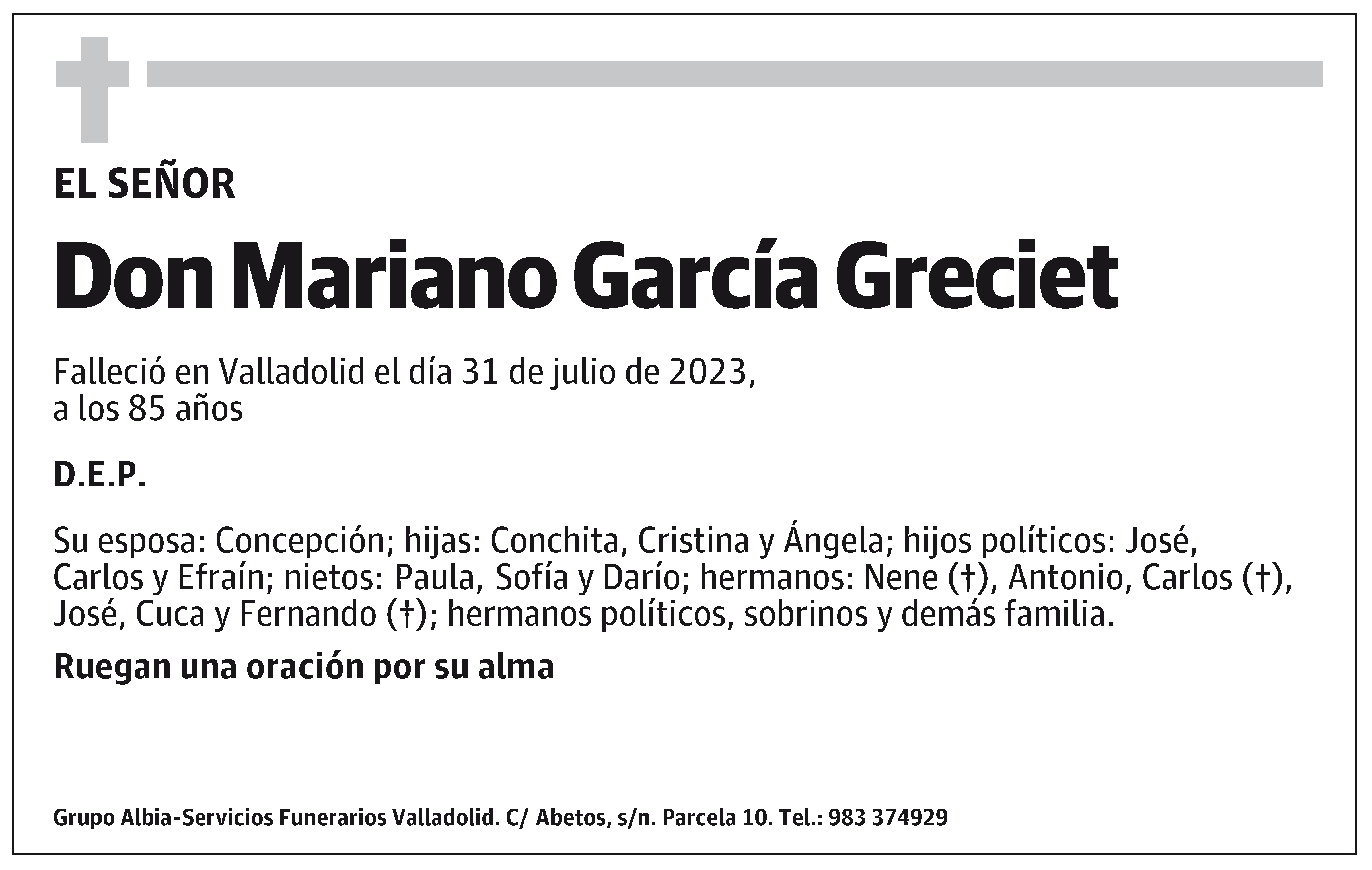 Mariano García Greciet