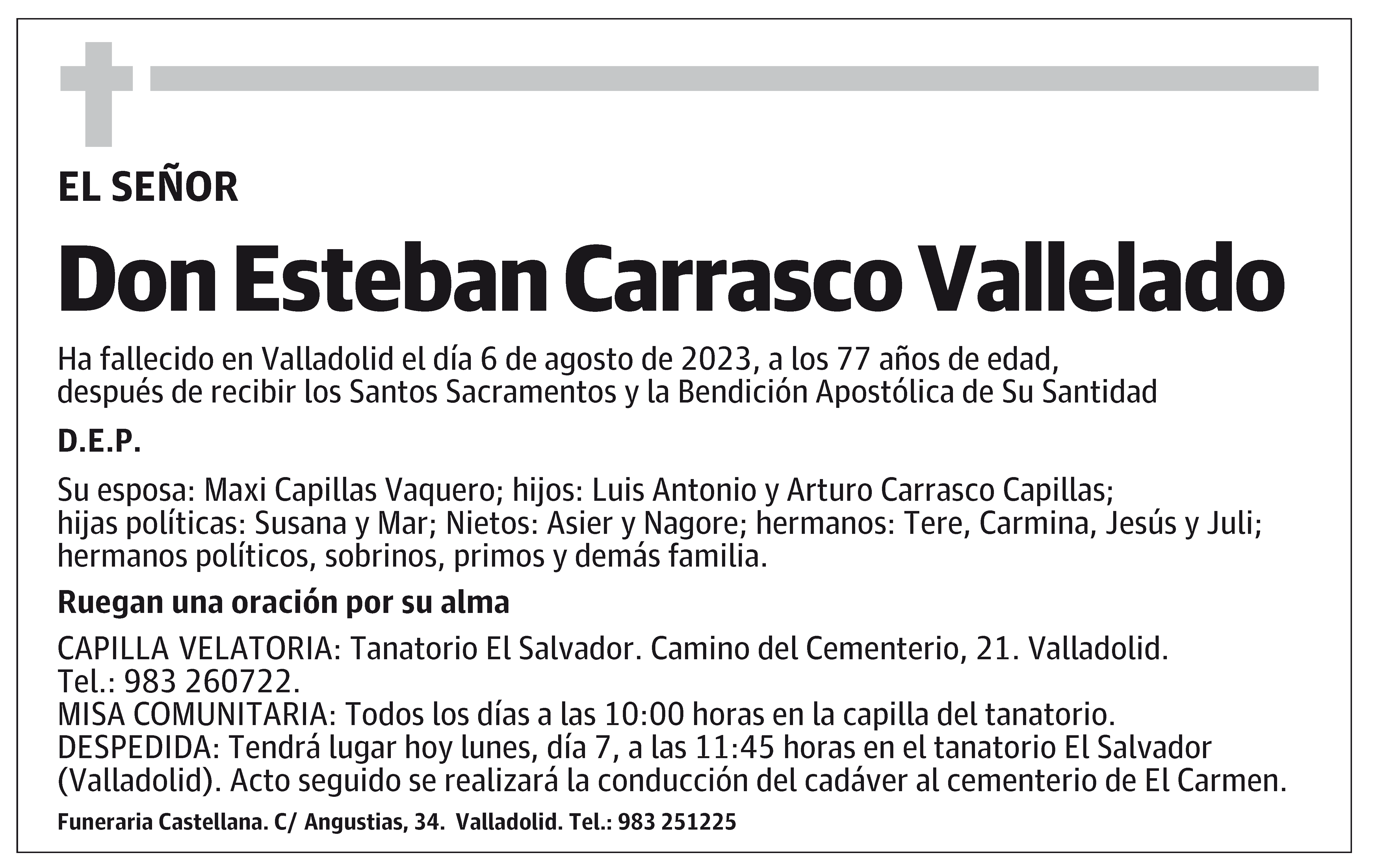 Esteban Carrasco Vallelado