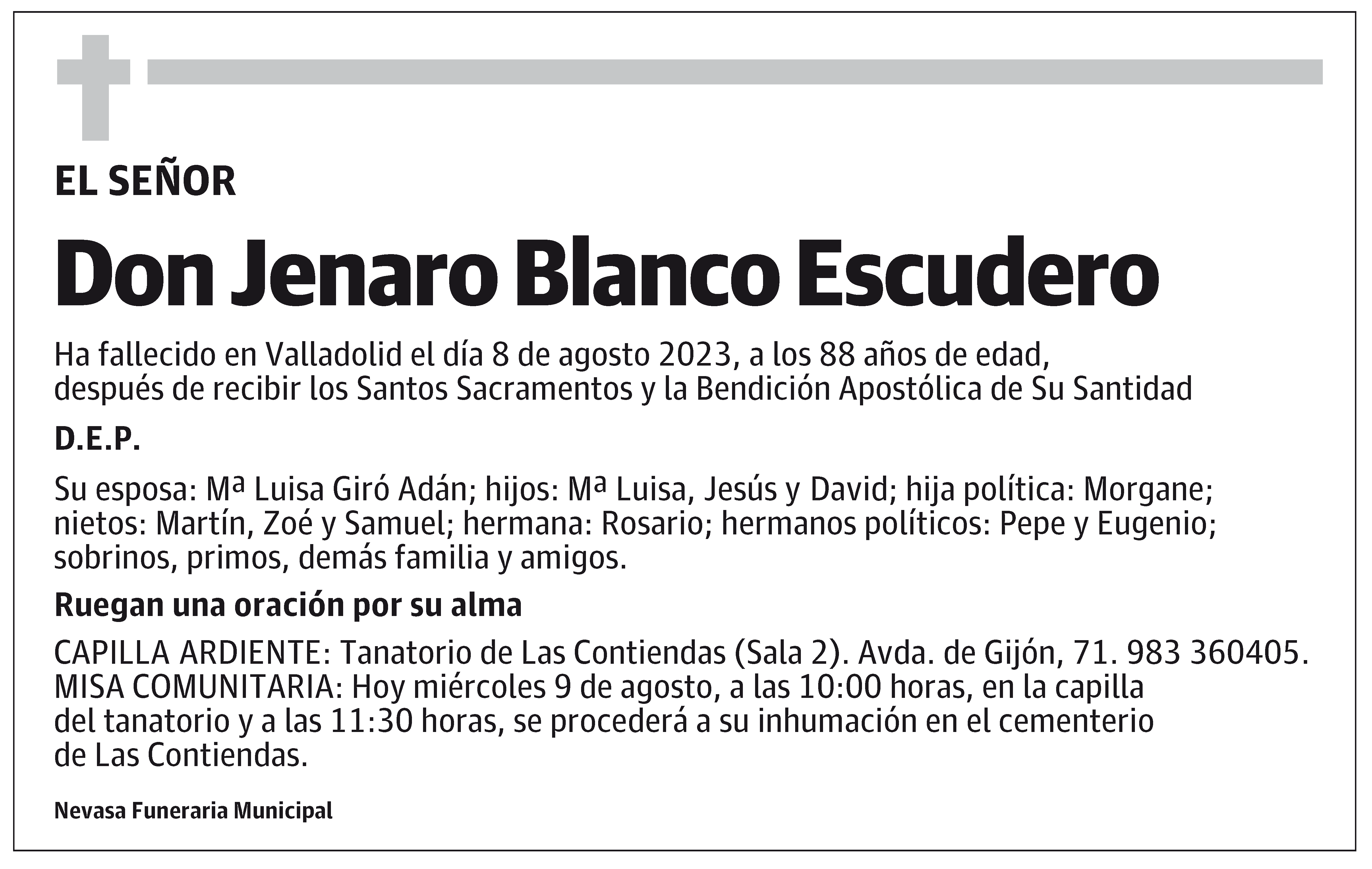 Jenaro Blanco Escudero