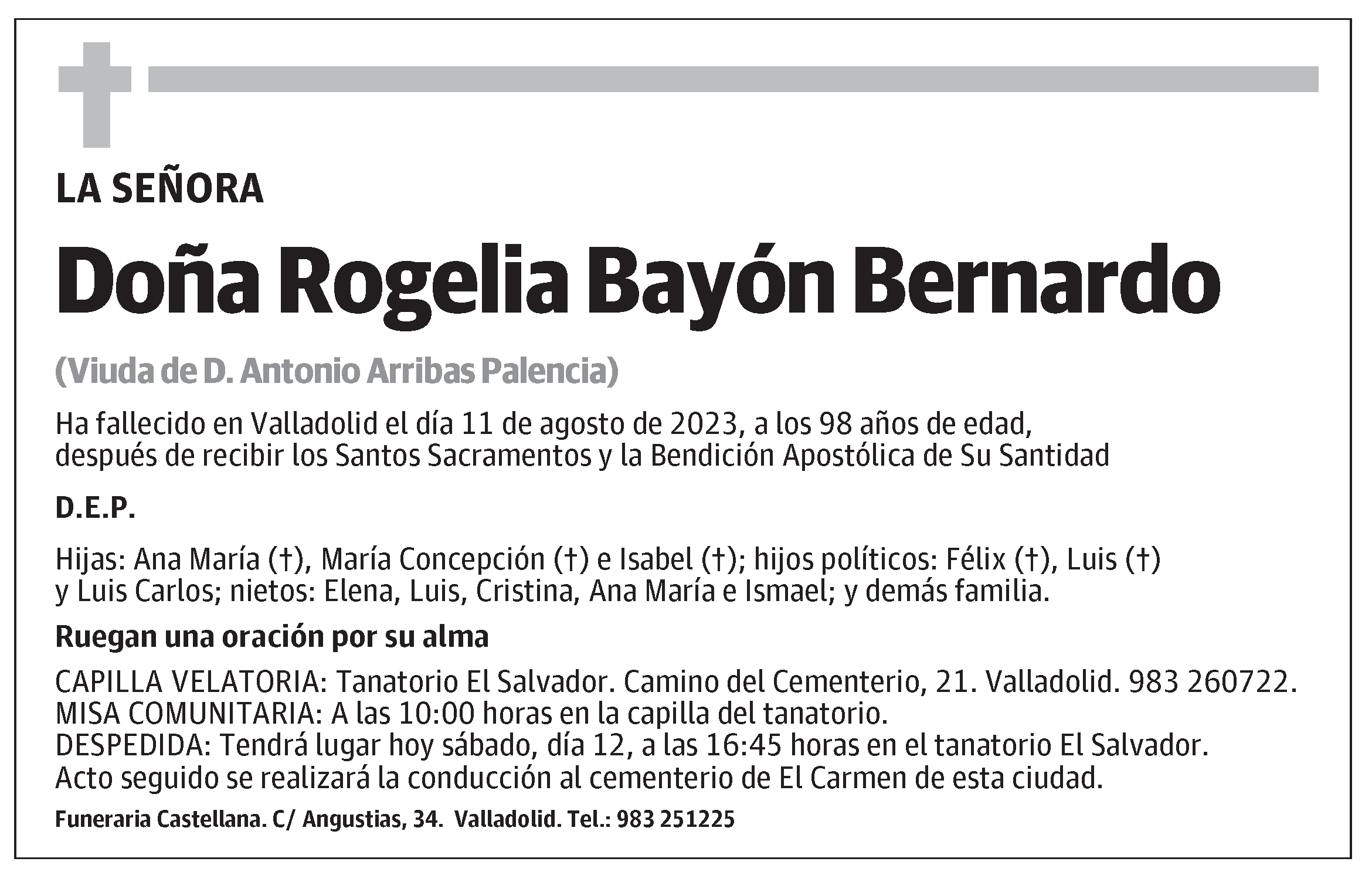 Rogelia Bayón Bernardo