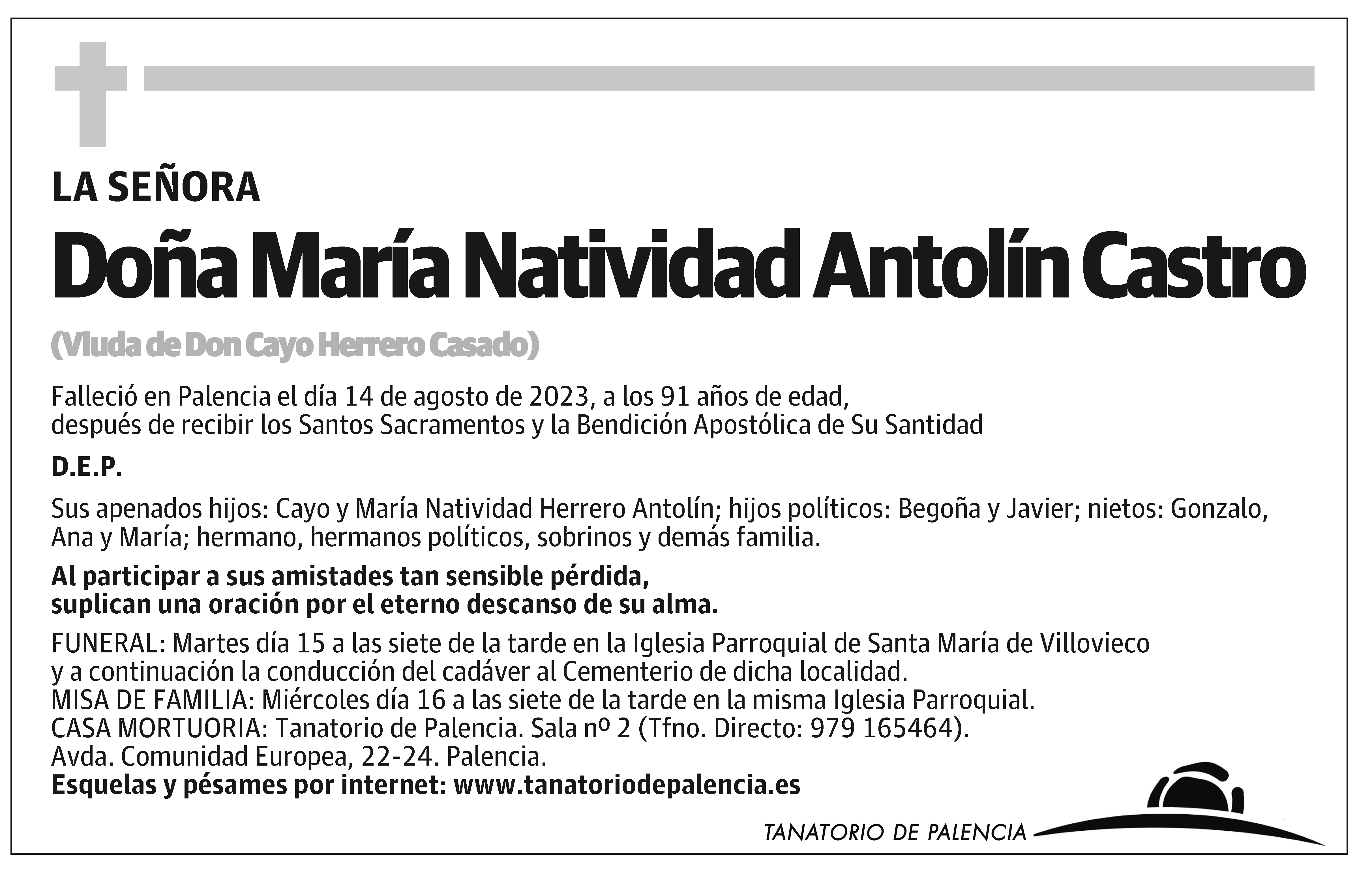 María Natividad Antolín Castro