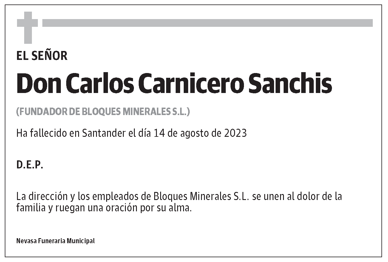 Carlos Carnicero Sanchis