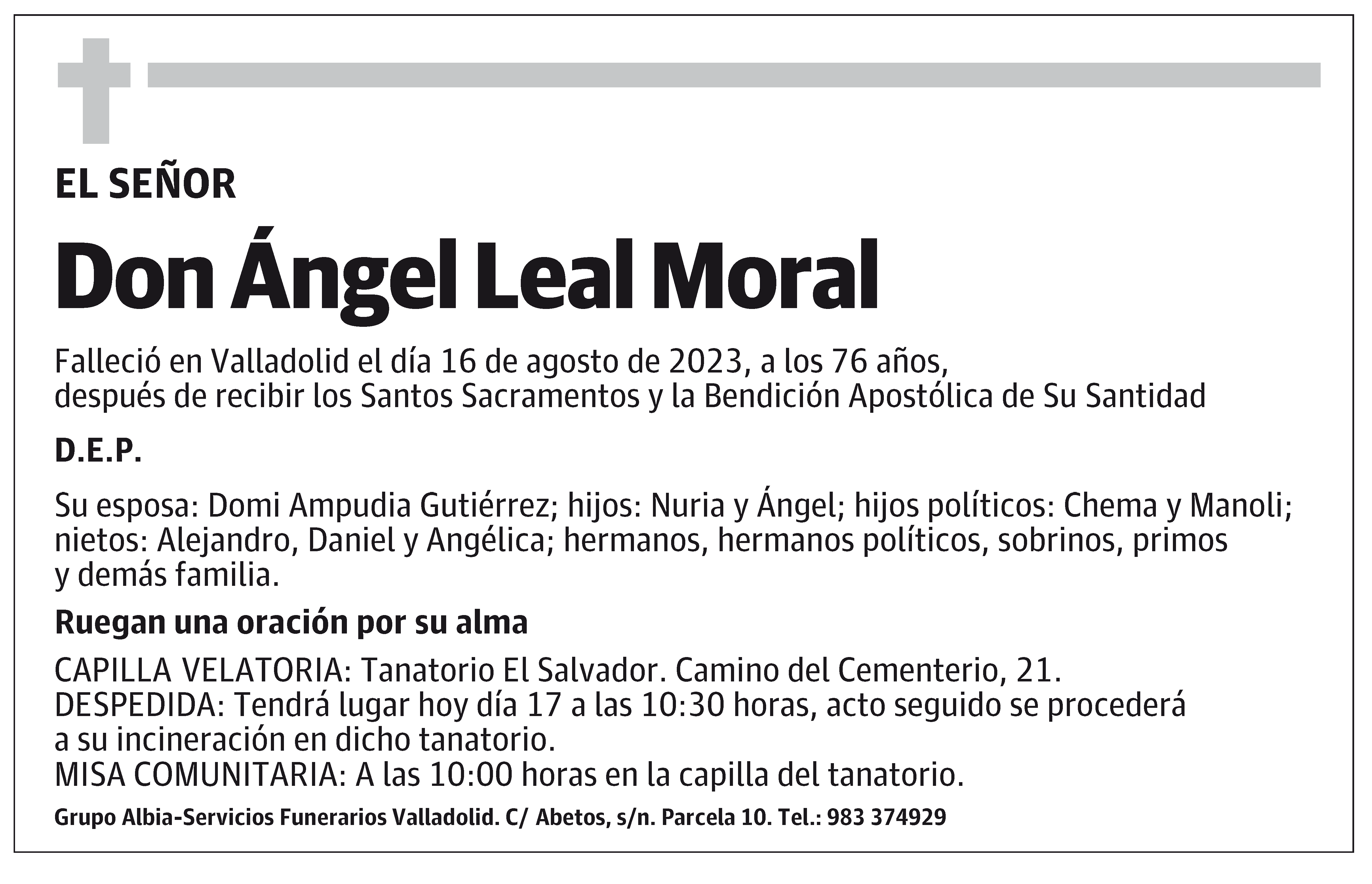 Ángel Leal Moral