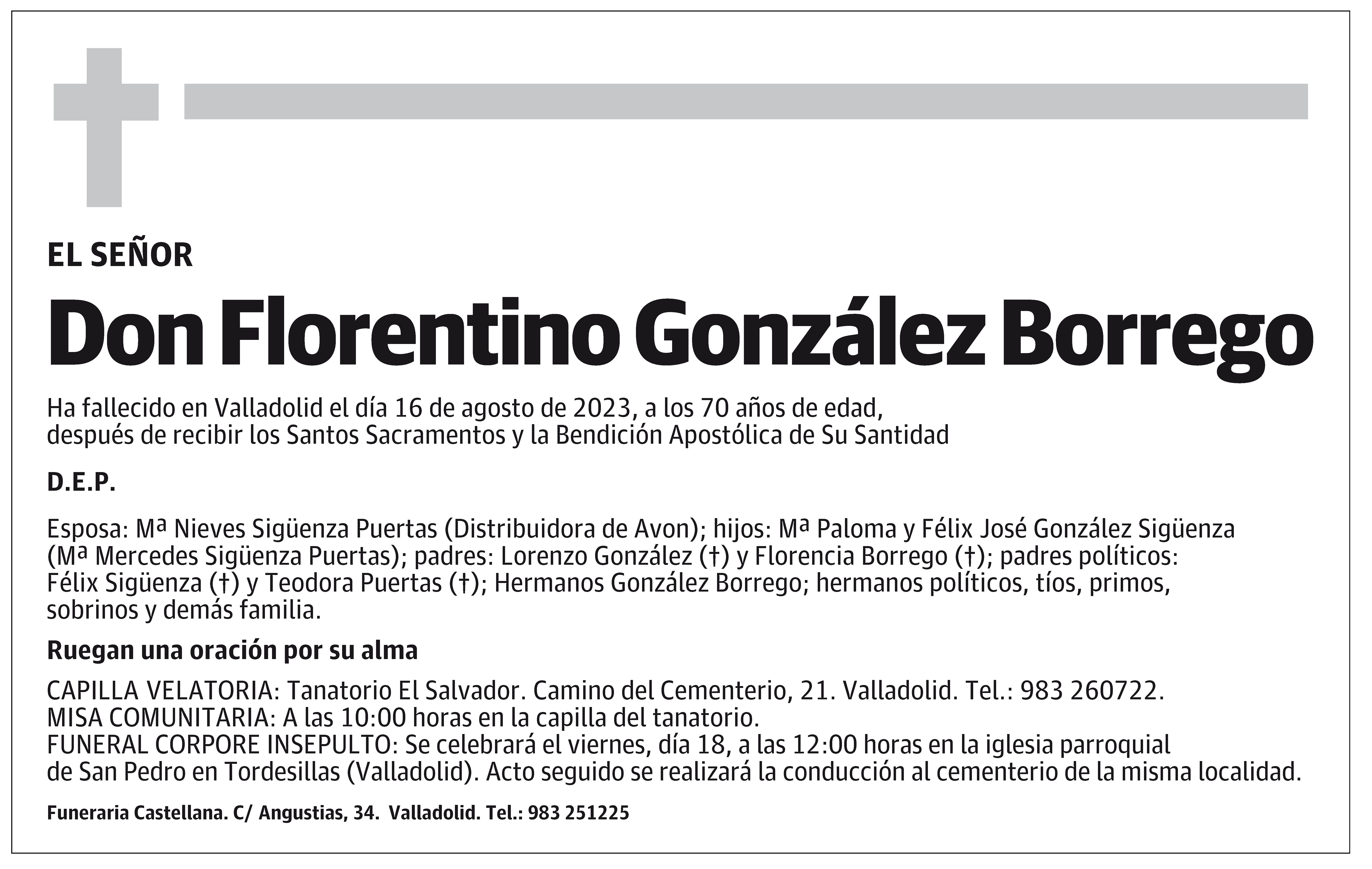 Florentino González Borrego