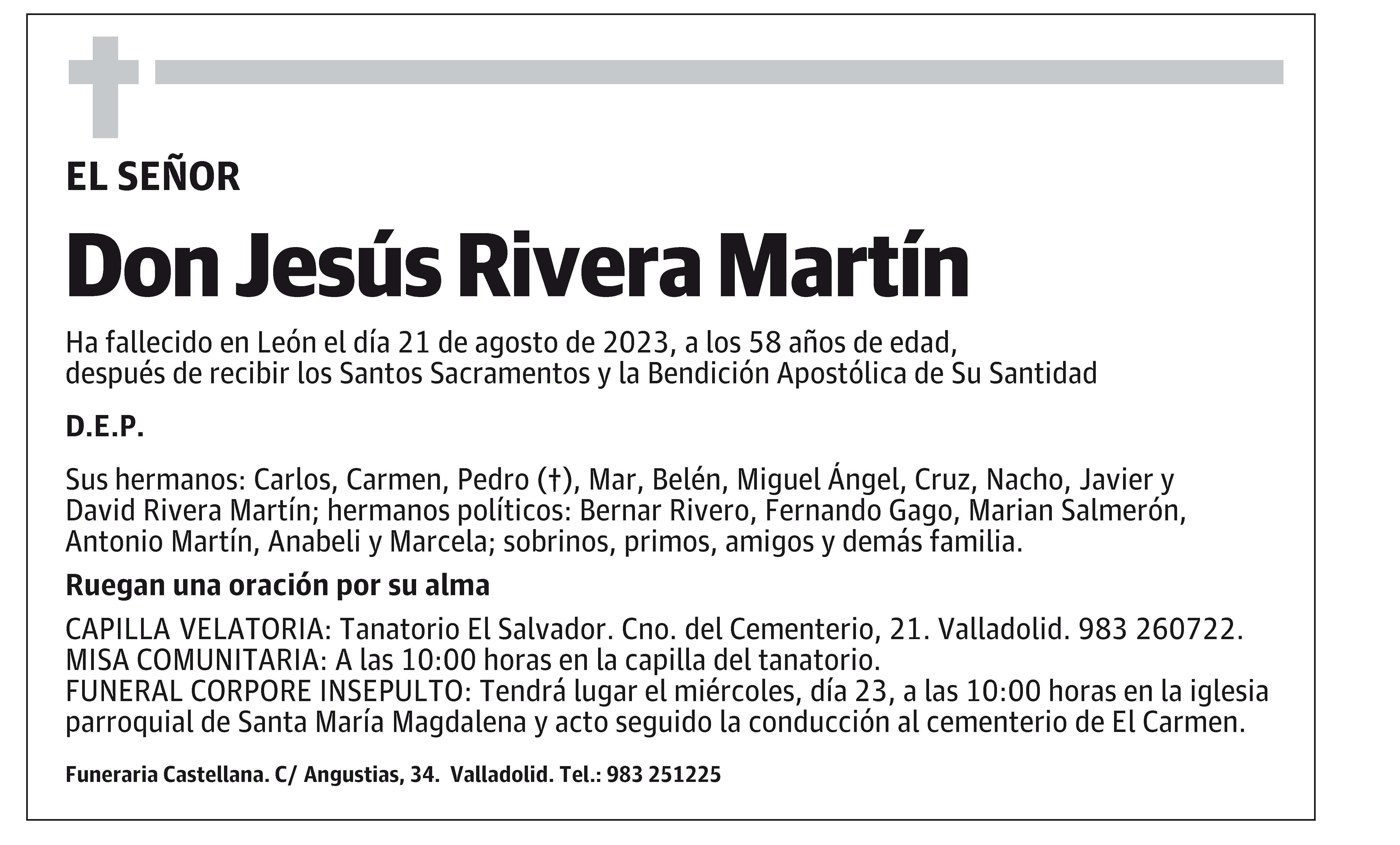 Jesús Rivera Martín