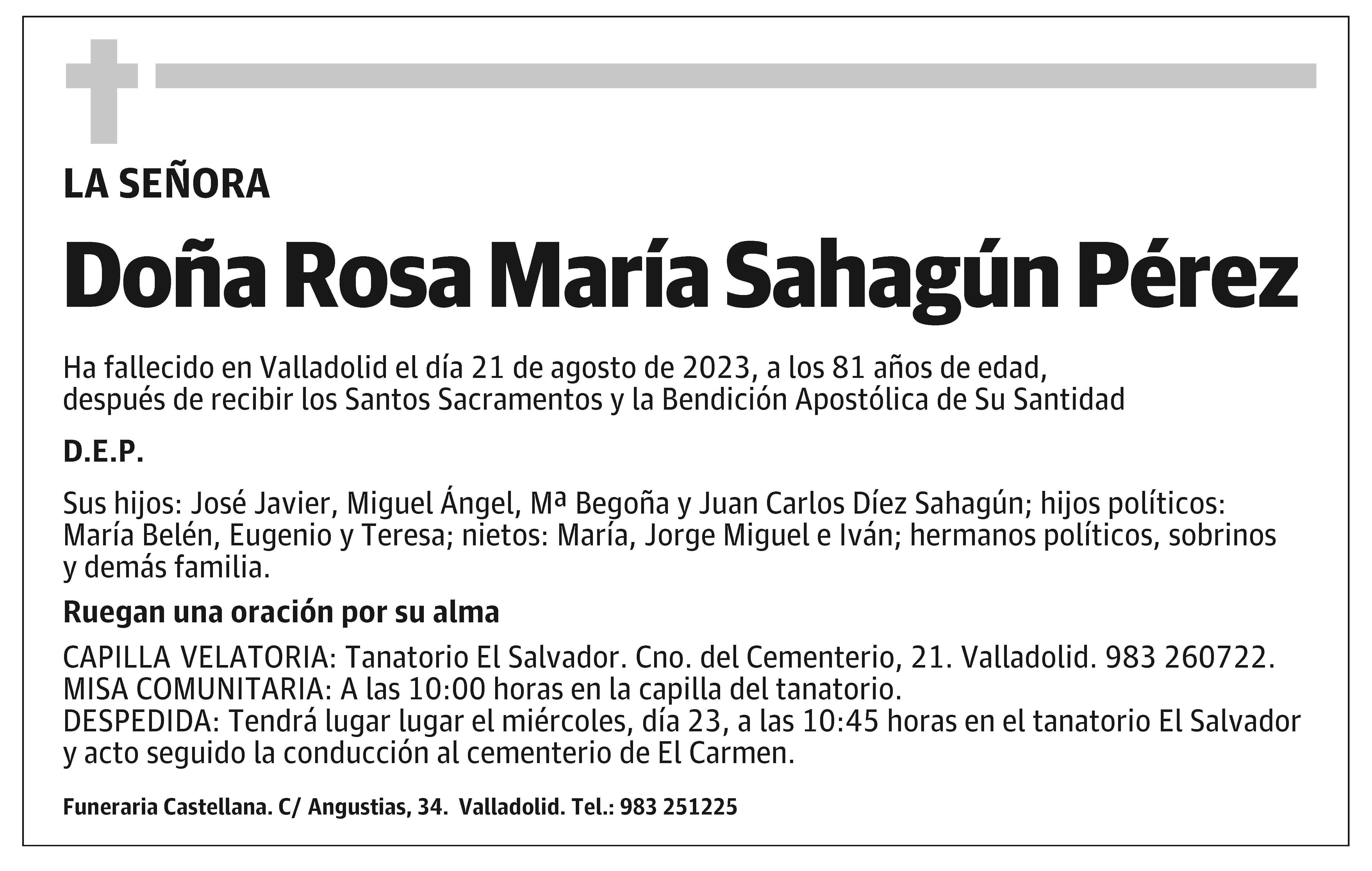Rosa María Sahagún Pérez