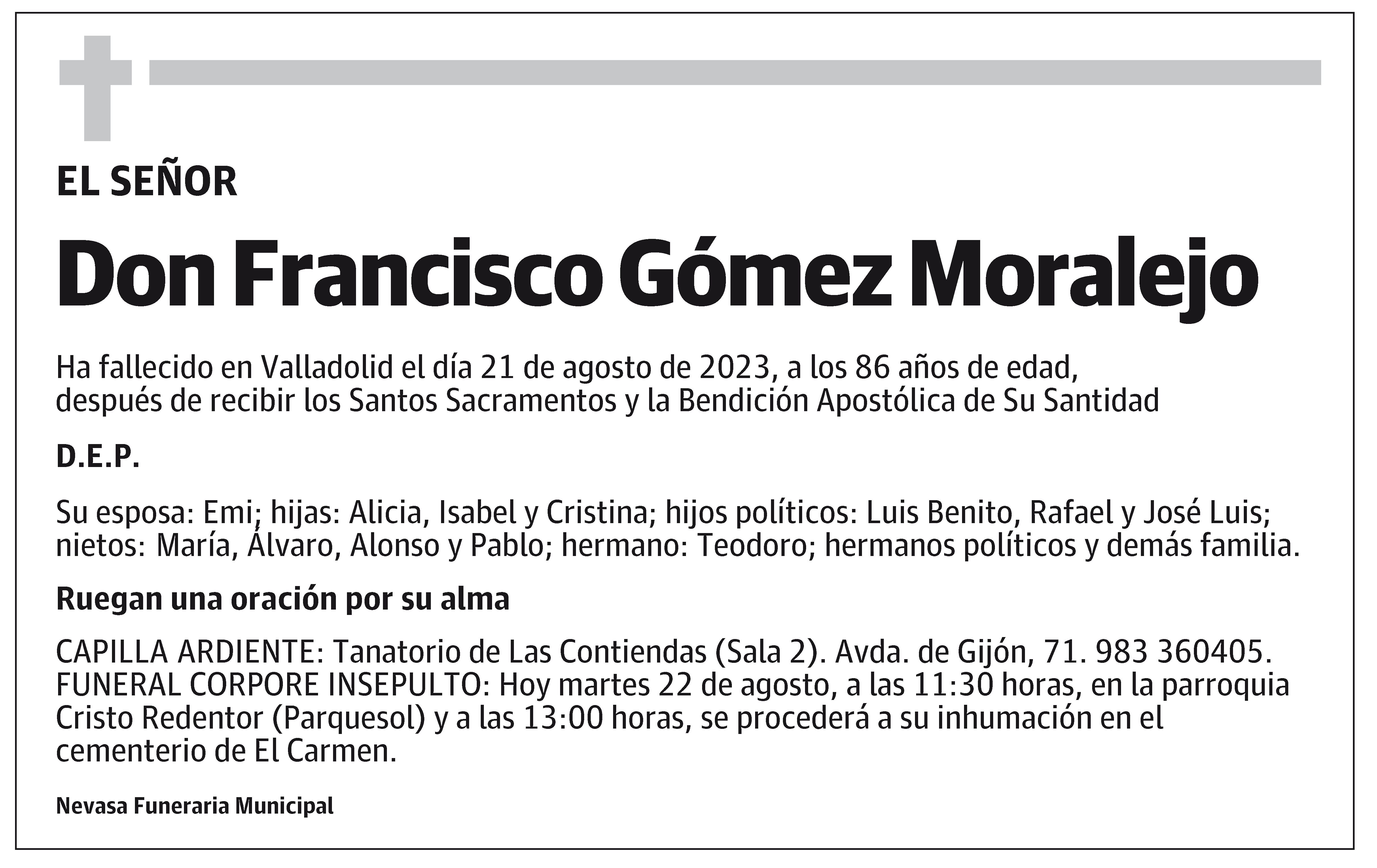 Francisco Gómez Moralejo