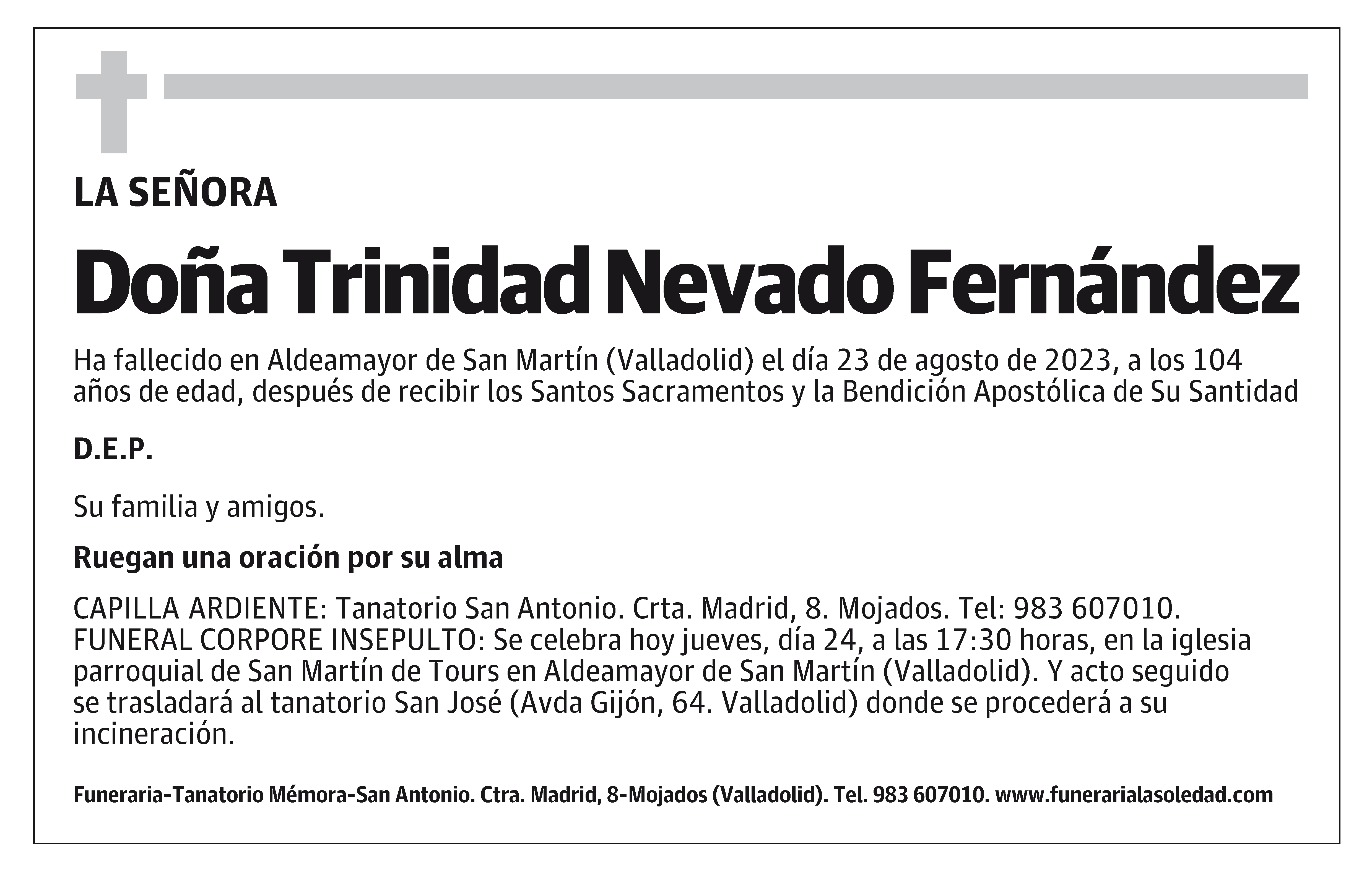 Trinidad Nevado Fernández